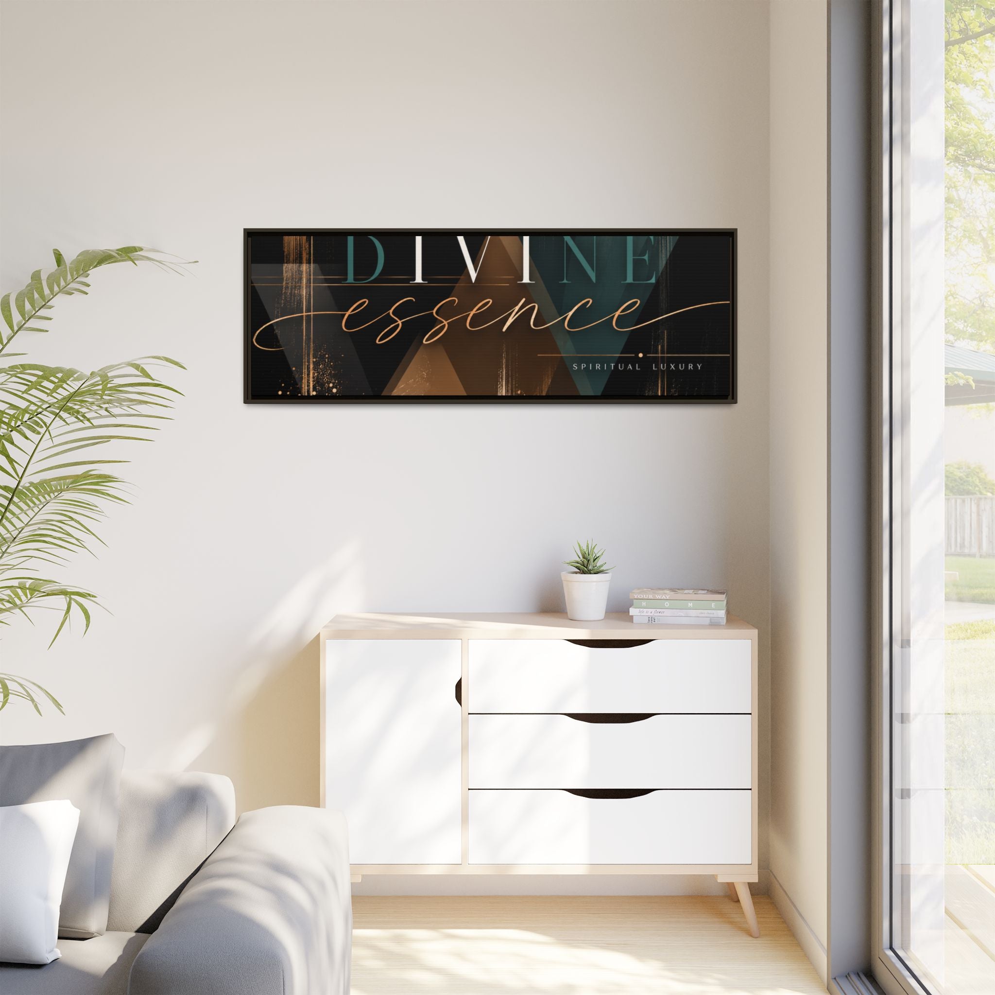 Divine Essence" Abstract Spiritual Luxury Wall Decor