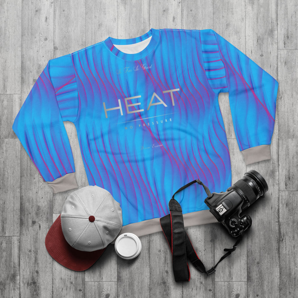 Blue 'HEAT' Wave Sweatshirt