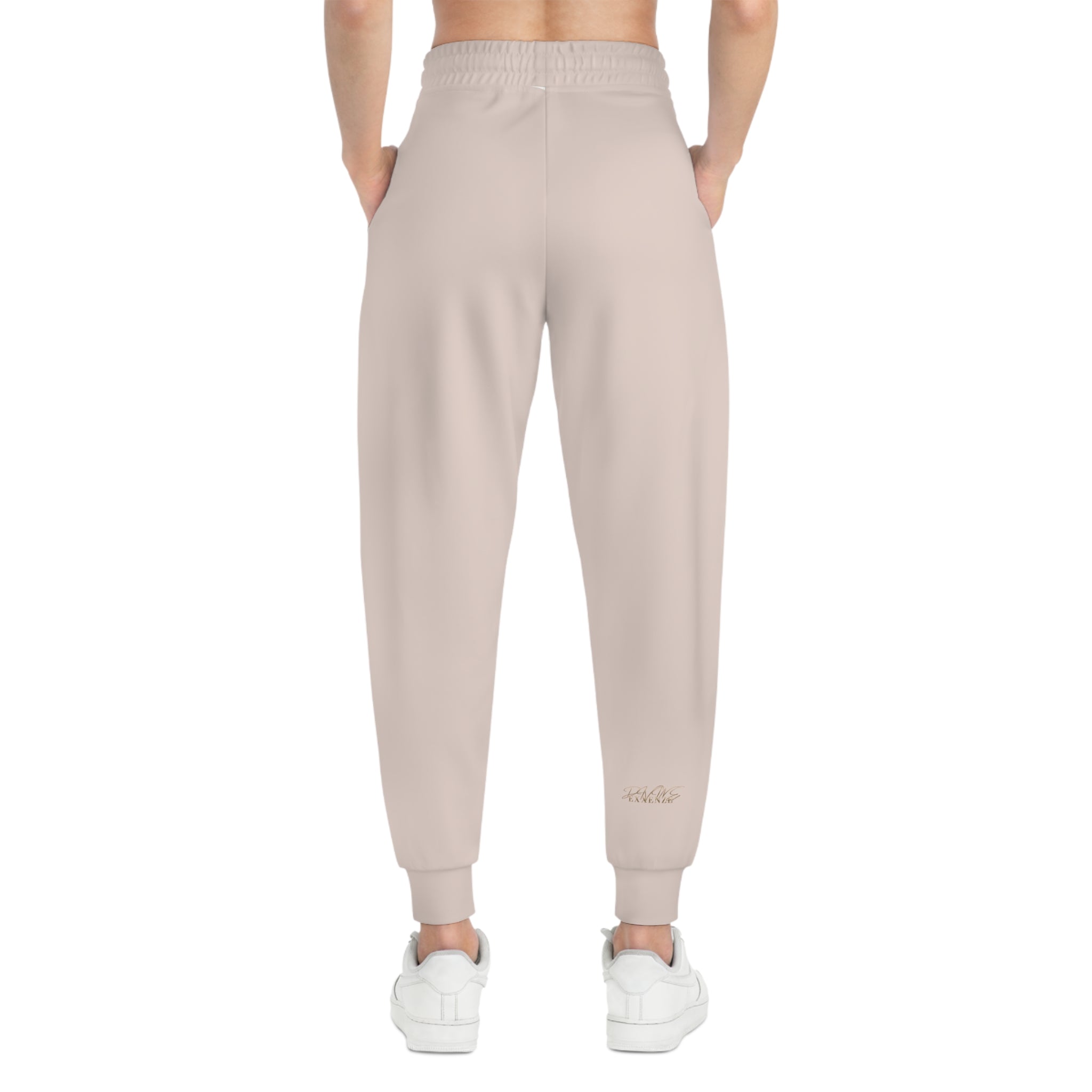 Minimal Embossed 'AMBITIOUS' Joggers