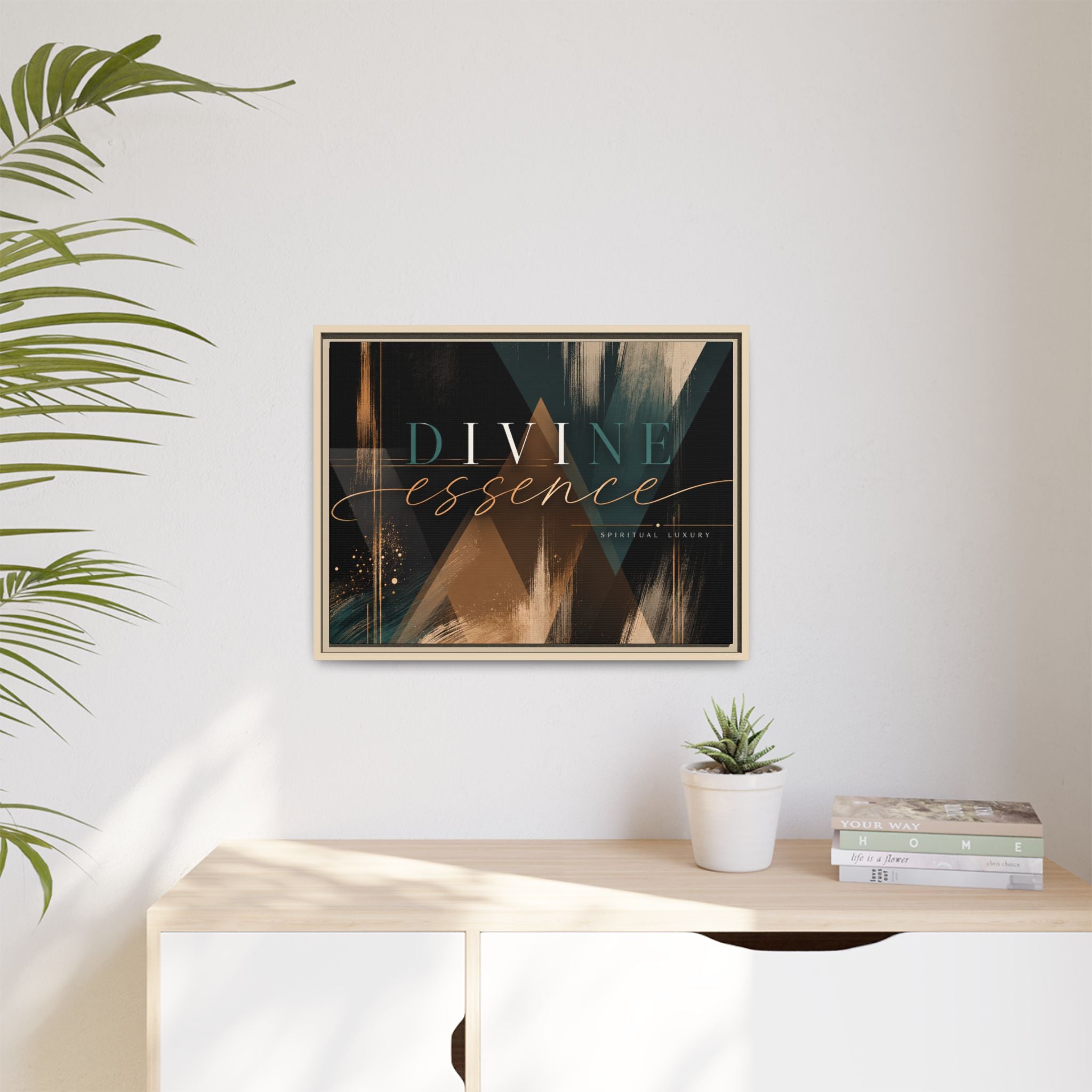 Divine Essence" Abstract Spiritual Luxury Wall Decor