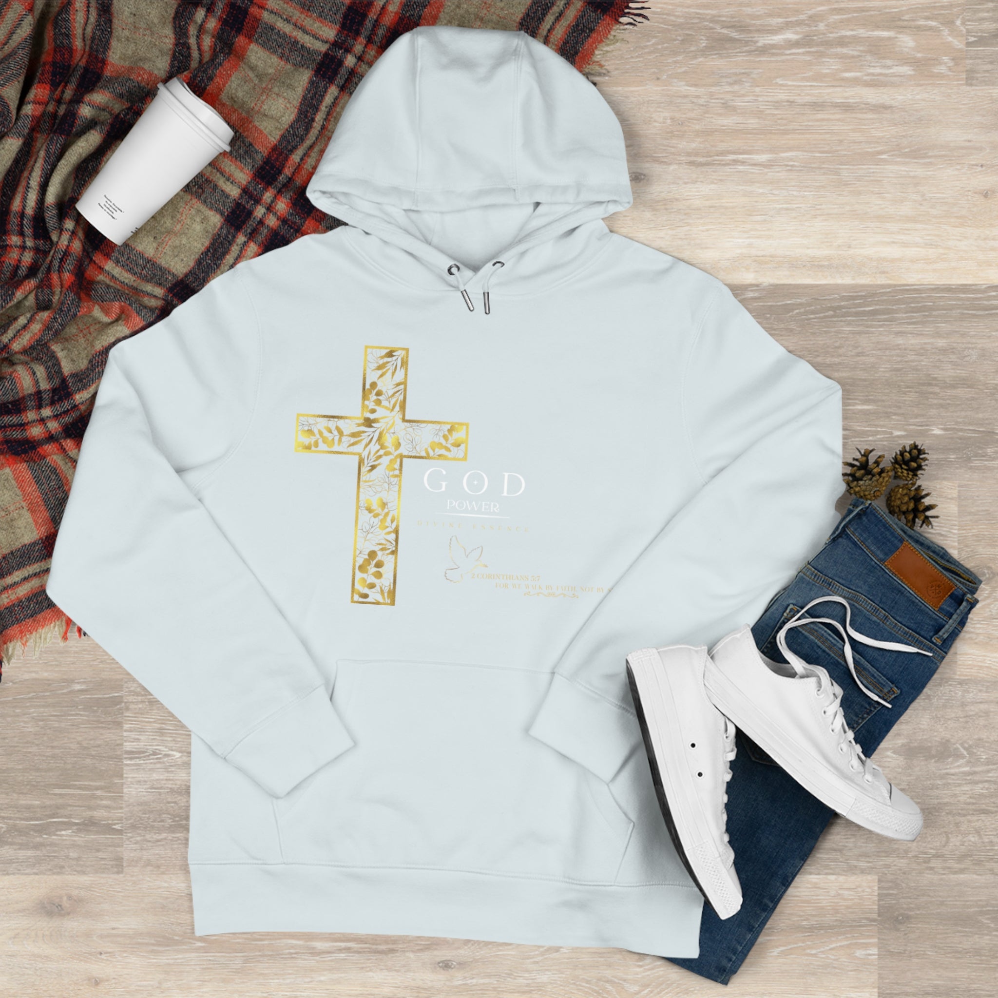 God Power Hoodie-Corinthians 5:7 Hoodie