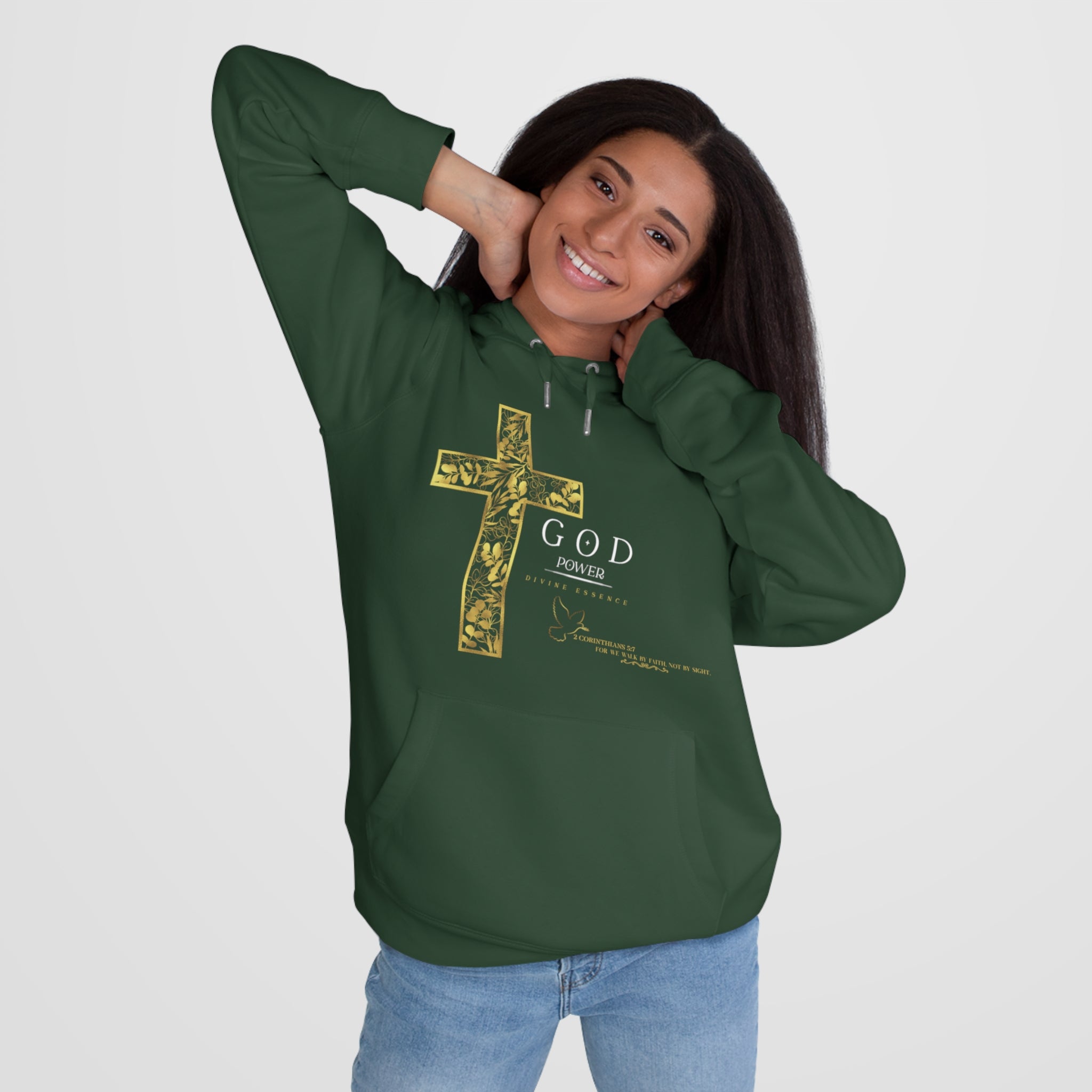 God Power Hoodie-Corinthians 5:7 Hoodie