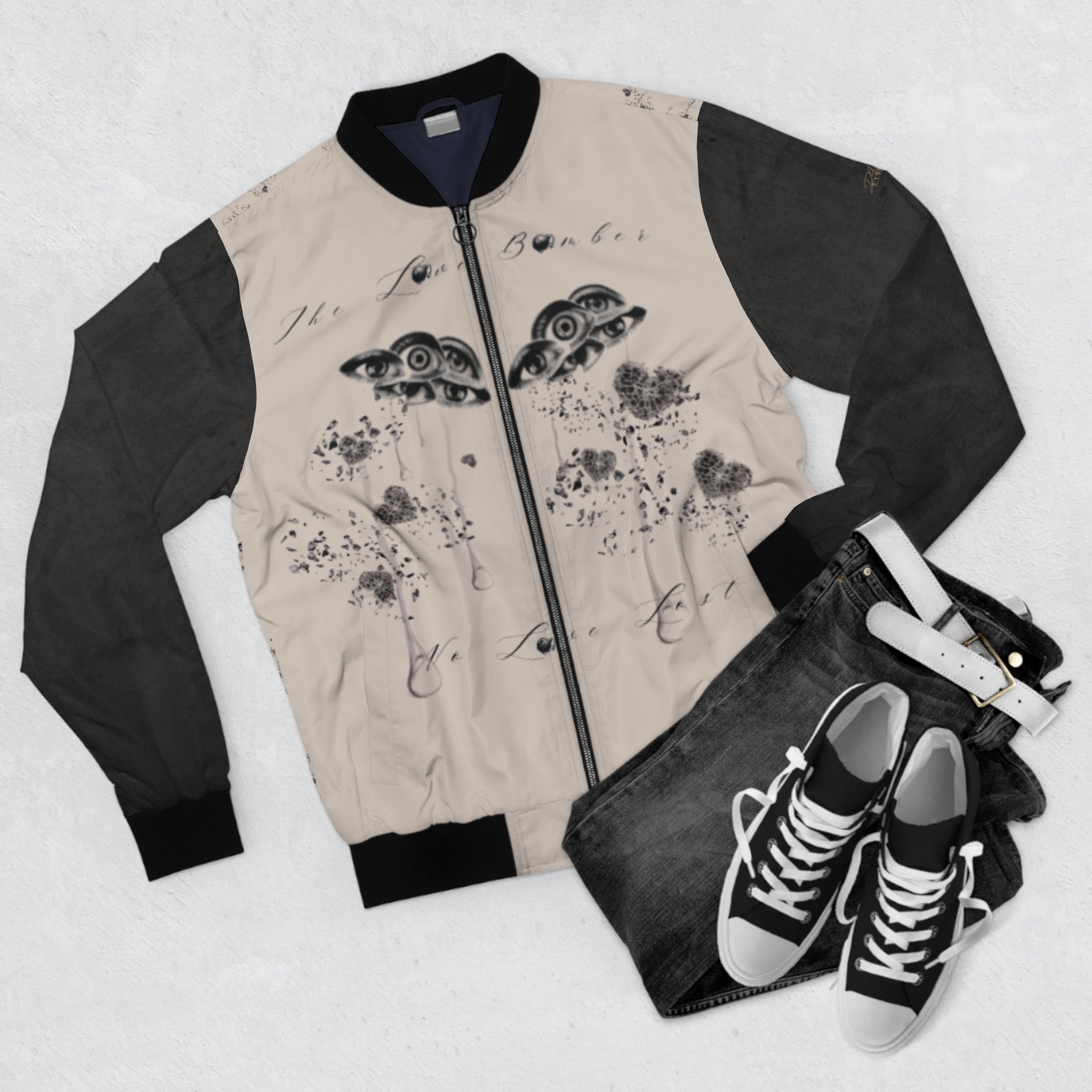 Love Bomber Jacket — Bold Self-Worth Statement Jacket