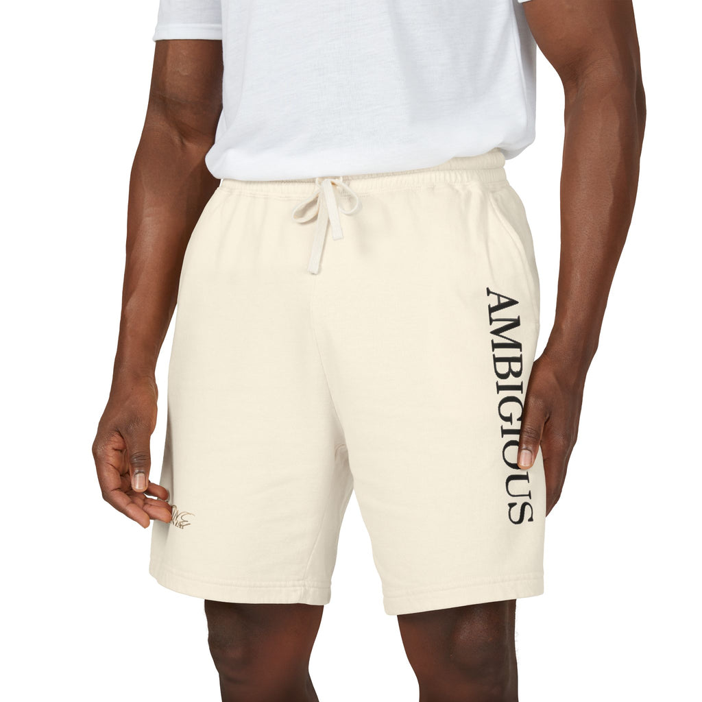 Ambiguous Vertical Script Sweat Shorts