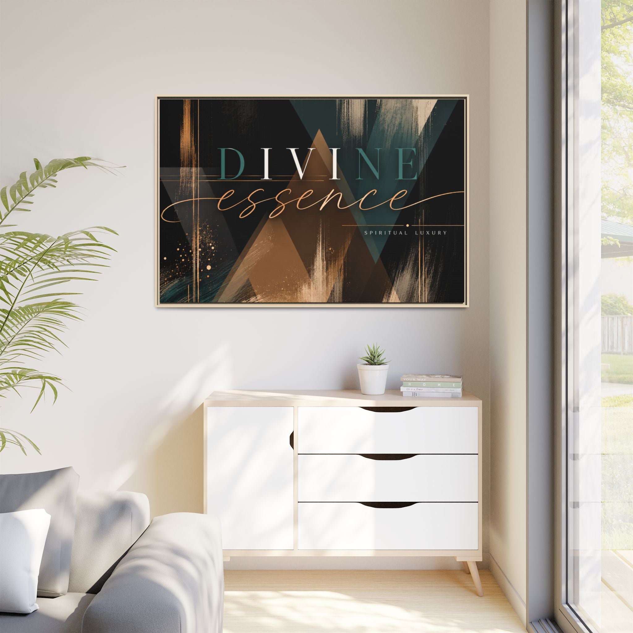 Divine Essence" Abstract Spiritual Luxury Wall Decor