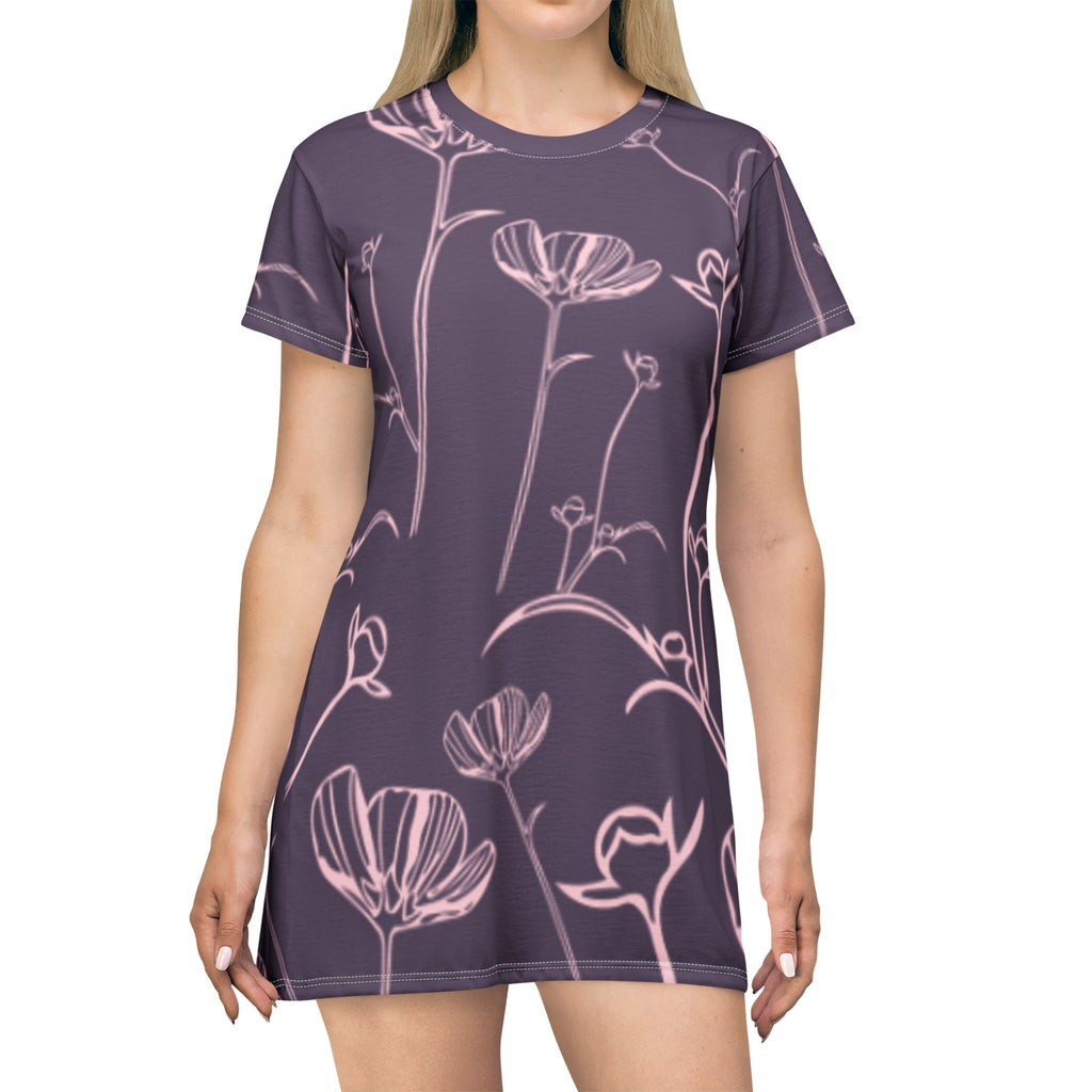 Floral T‑Shirt Dress