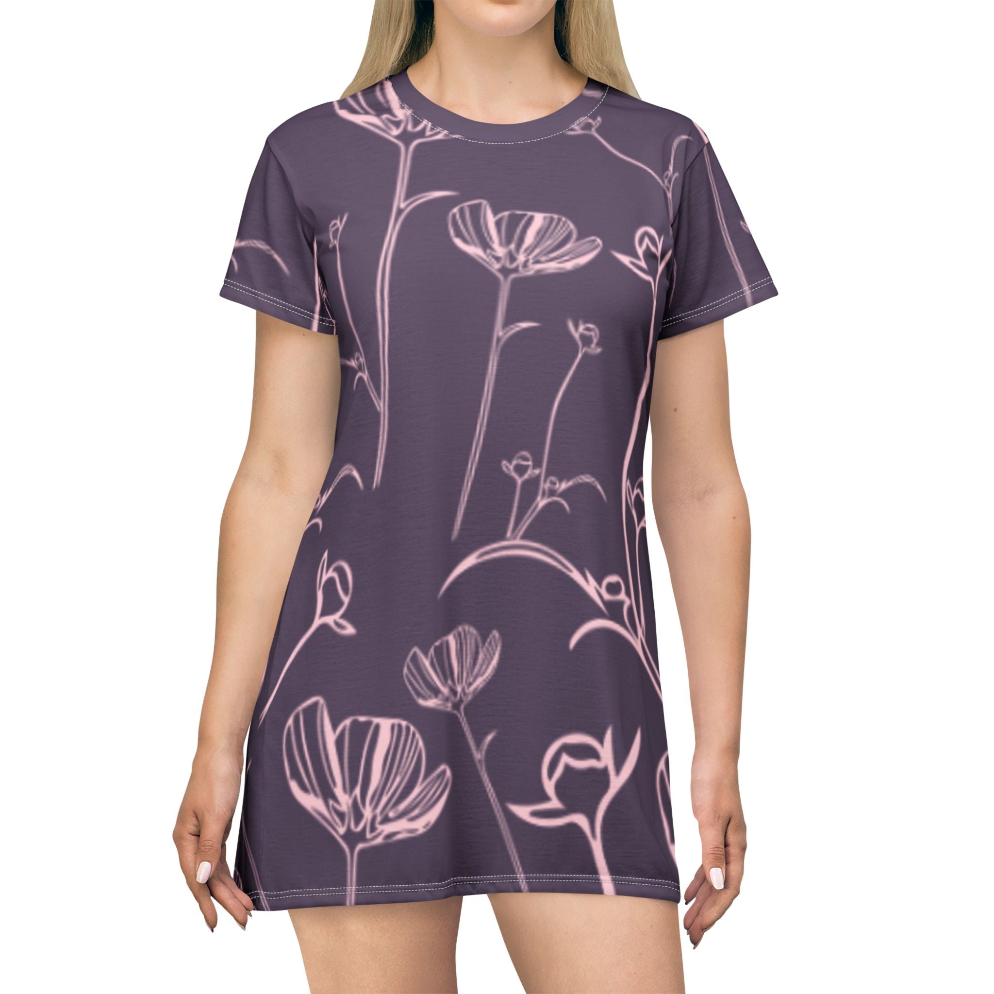 Floral T‑Shirt Dress