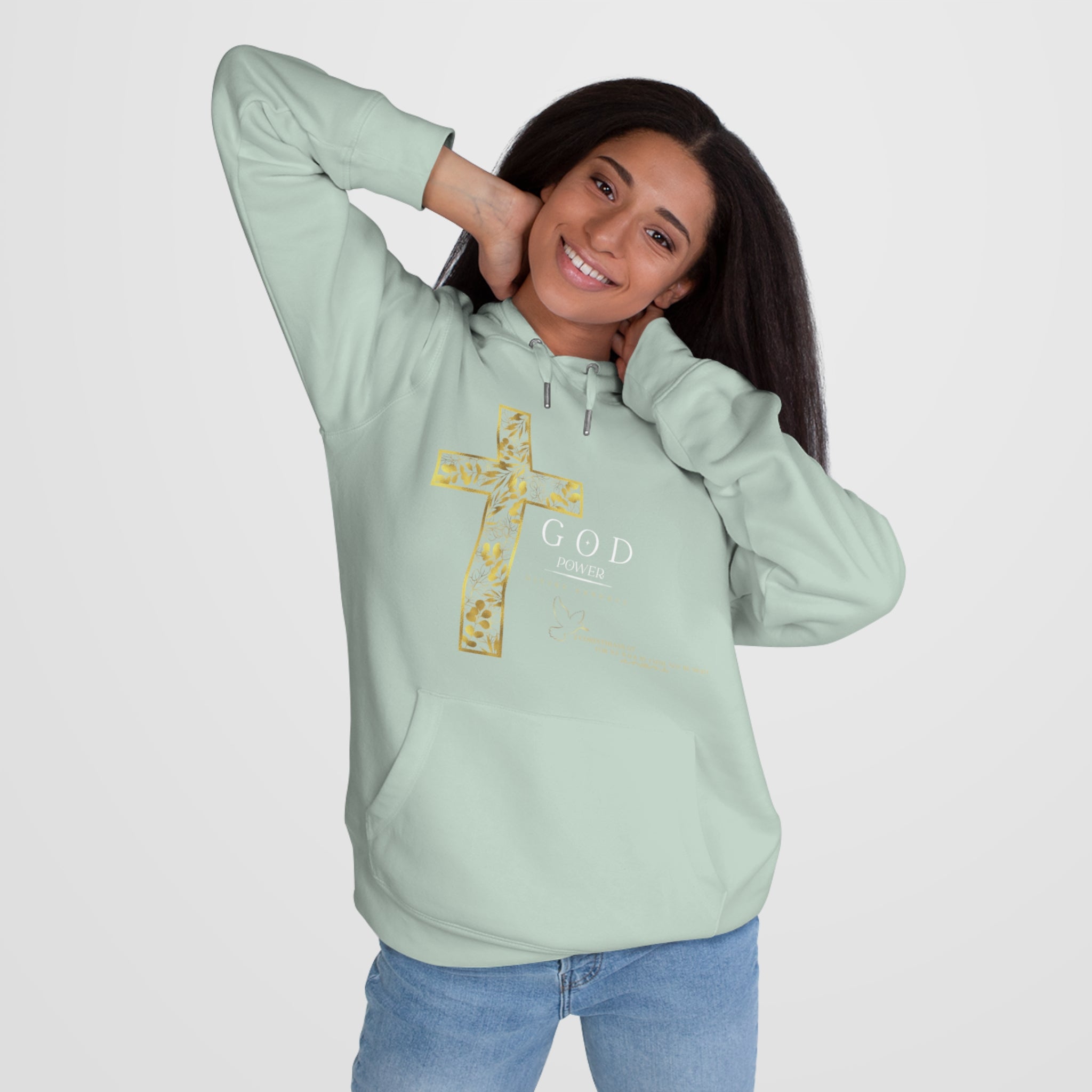 God Power Hoodie-Corinthians 5:7 Hoodie