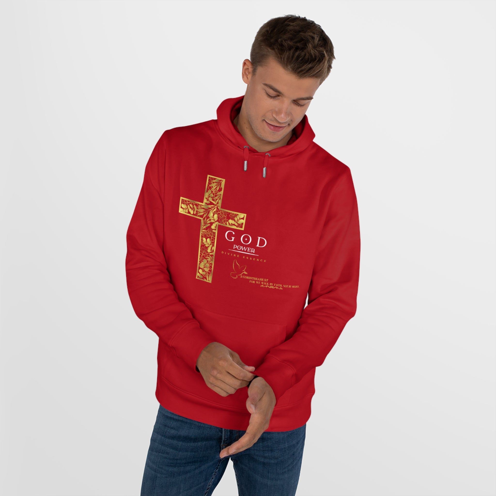 God Power Hoodie-Corinthians 5:7 Hoodie
