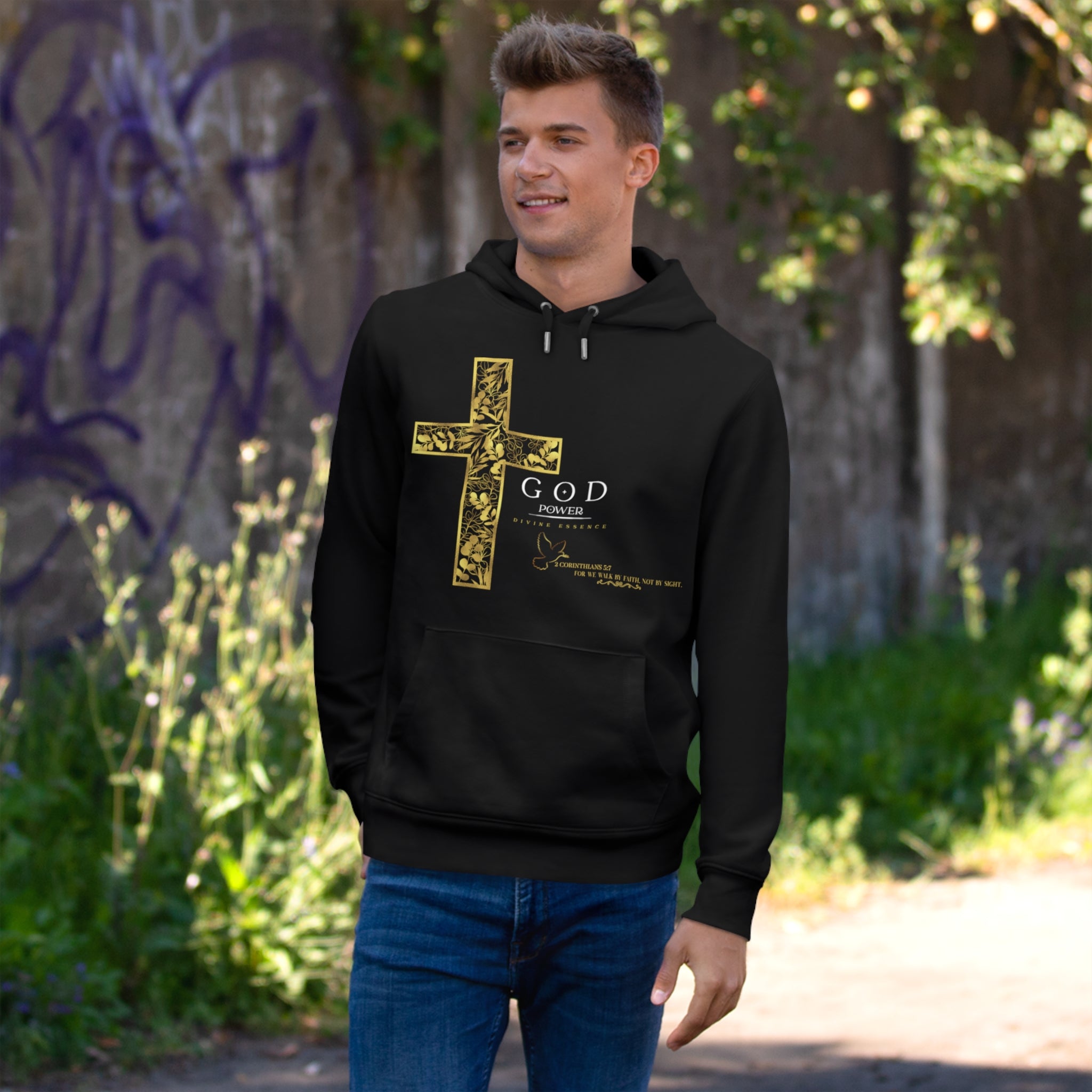 God Power Hoodie-Corinthians 5:7 Hoodie