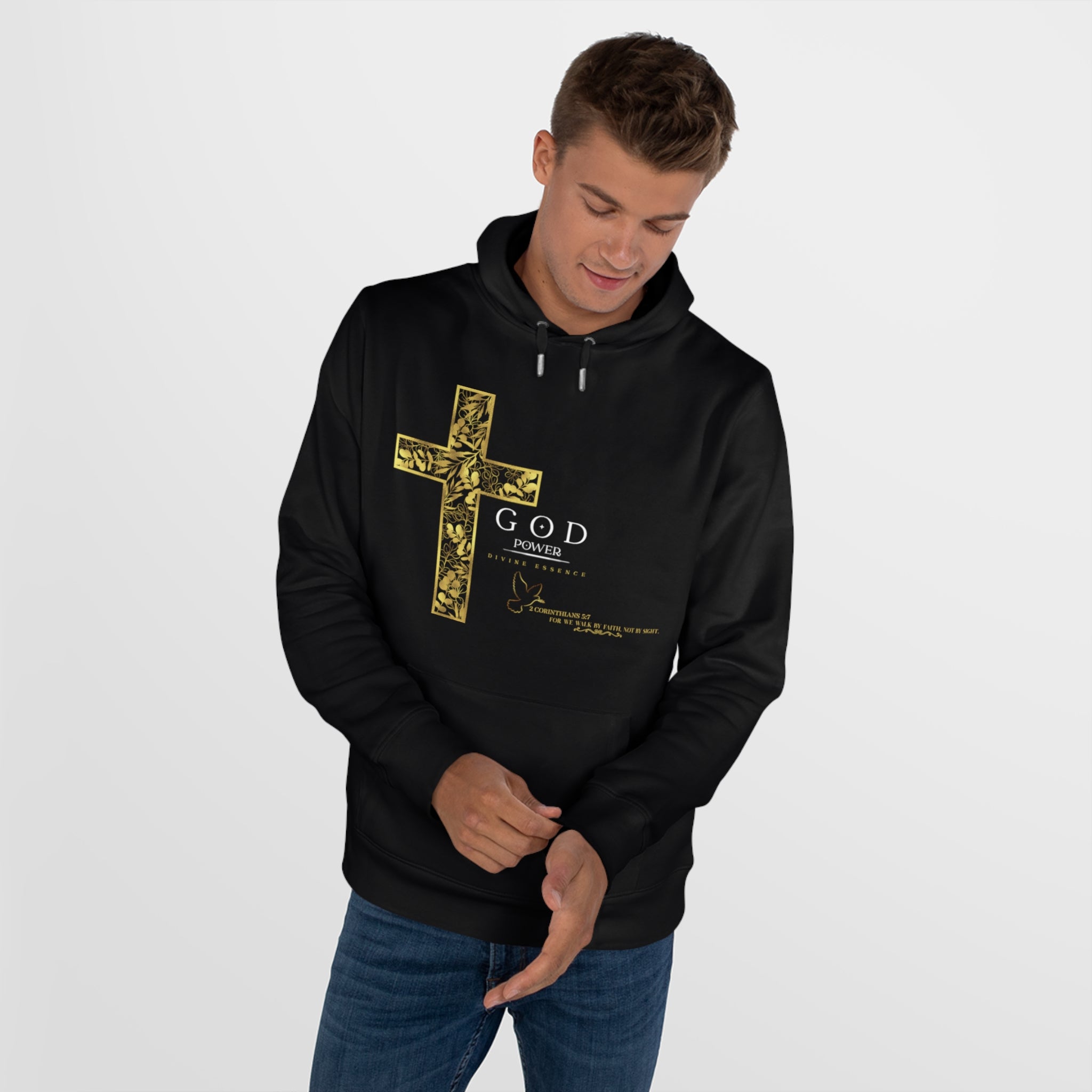 God Power Hoodie-Corinthians 5:7 Hoodie