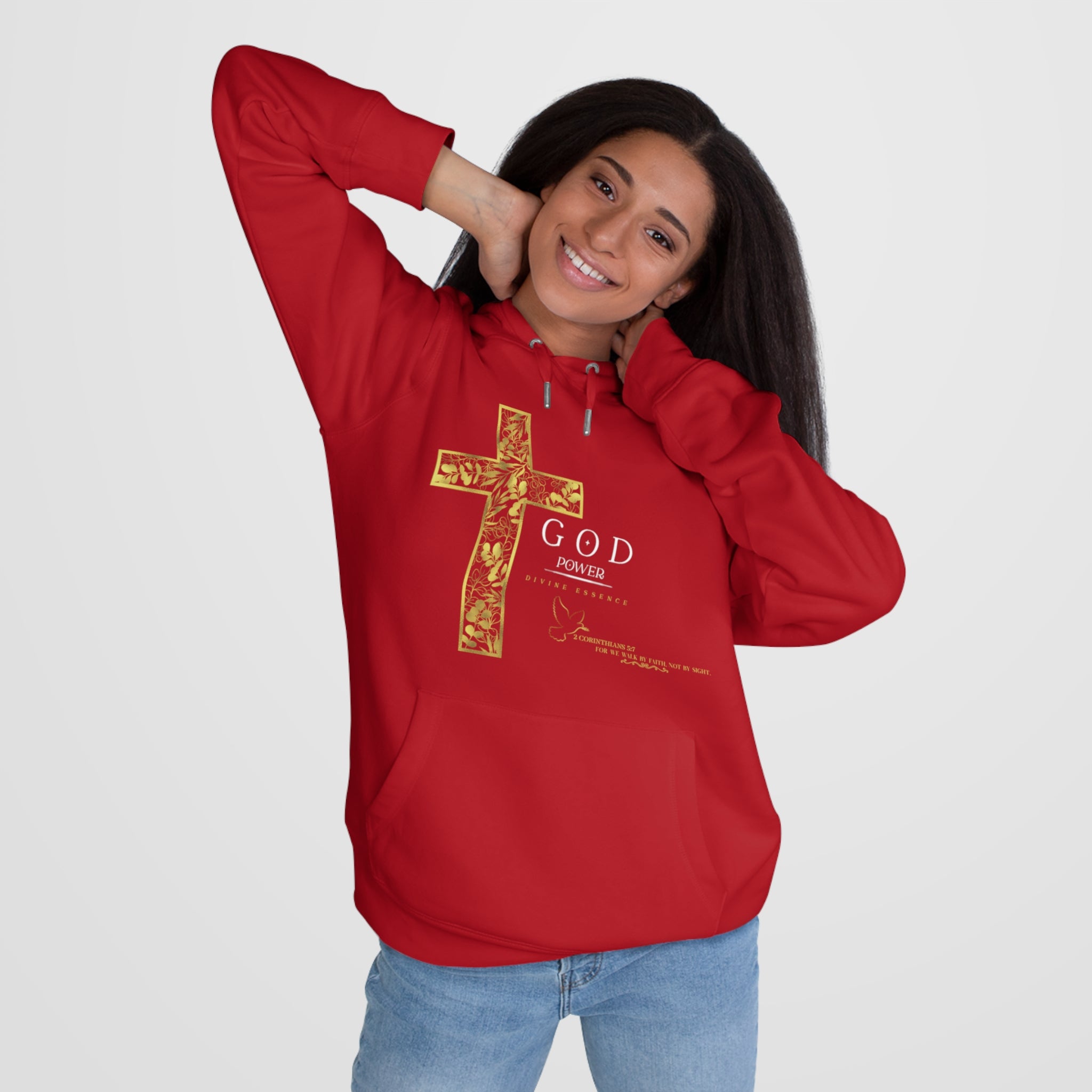 God Power Hoodie-Corinthians 5:7 Hoodie