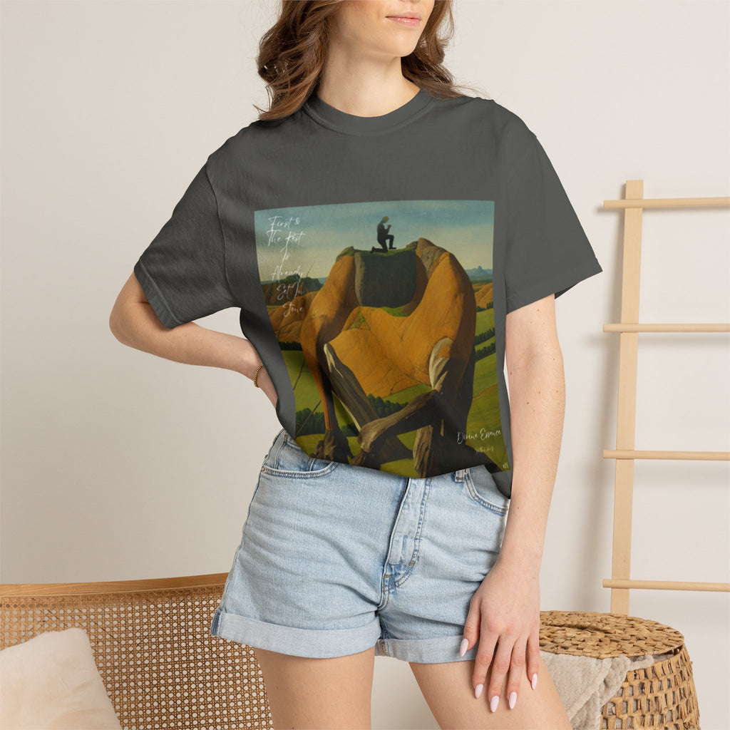 T-Shirt — Surreal Giant and Rider Art Print Tee