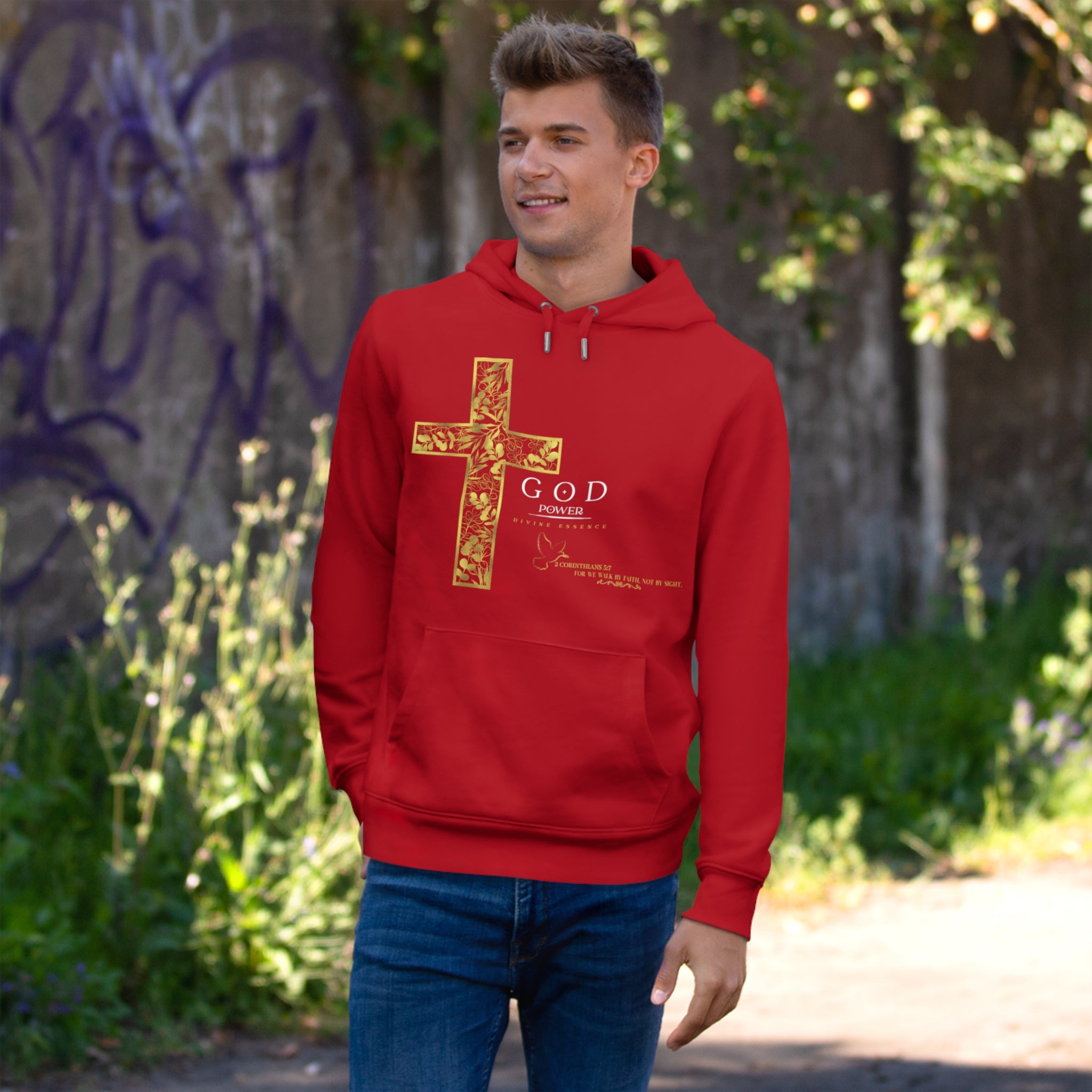 God Power Hoodie-Corinthians 5:7 Hoodie