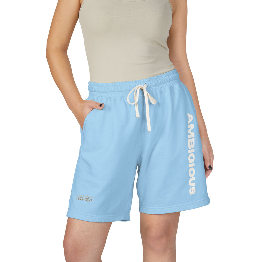 Ambiguous Vertical Script Sweat Shorts