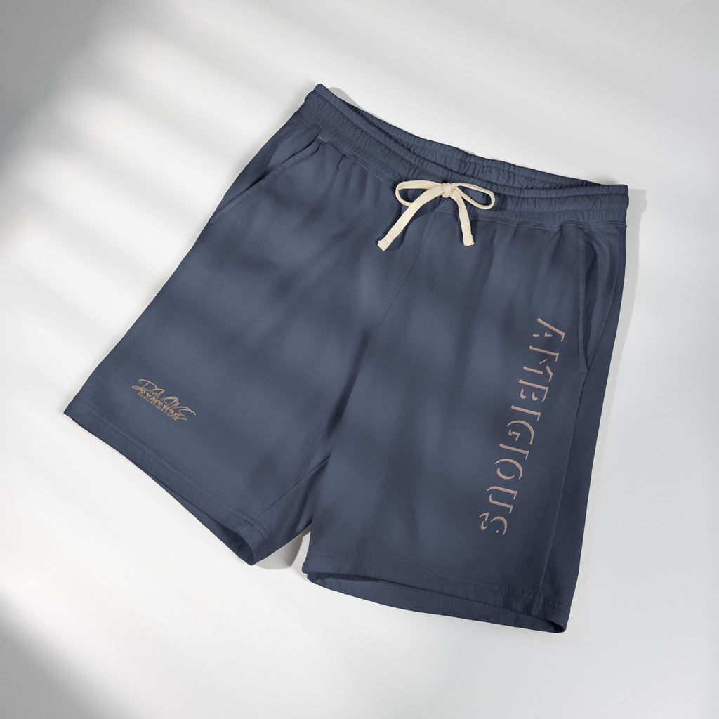 Ambiguous Vertical Script Sweat Shorts
