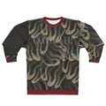 Snake Pattern Sweatshirt — Vintage Serpent All-Over Print Crewneck