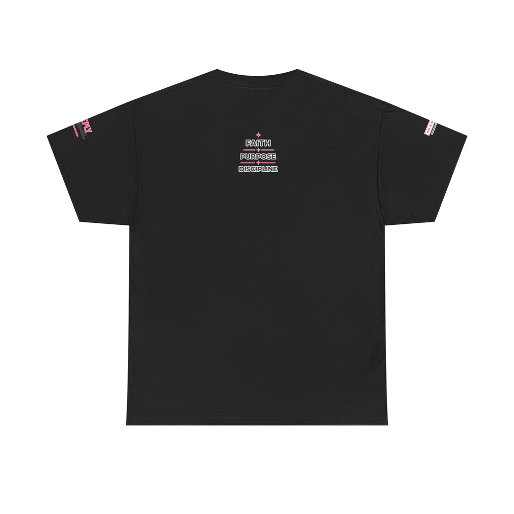 God Power Move in Faith™ Graphic T-Shirt, Unisex Crew Neck Short Sleeve 100% Cotton Tee, Black