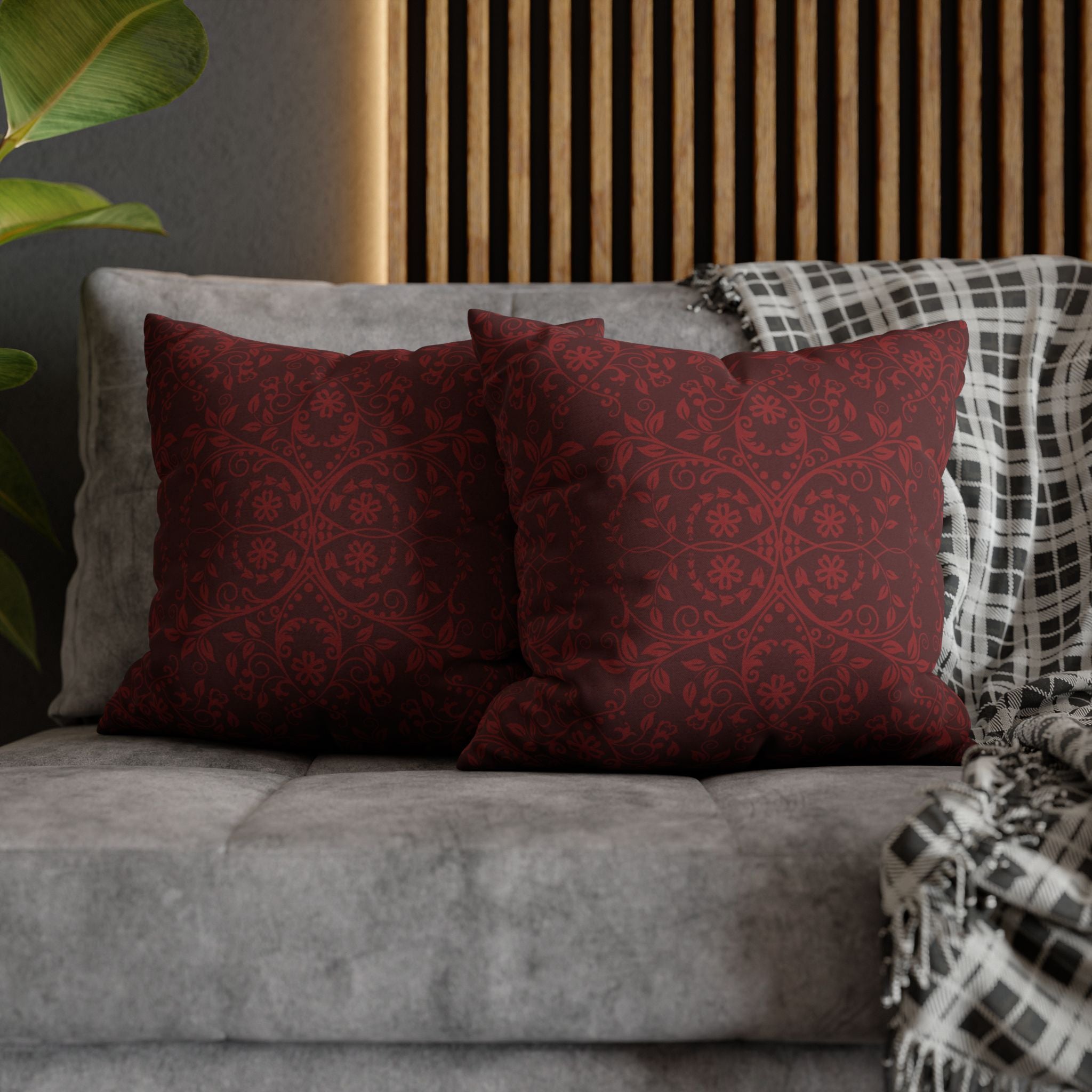Burgundi Accent Pillow