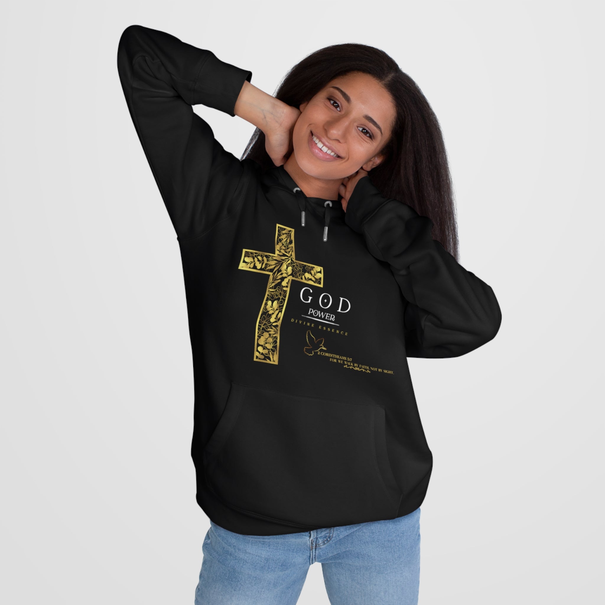 God Power Hoodie-Corinthians 5:7 Hoodie