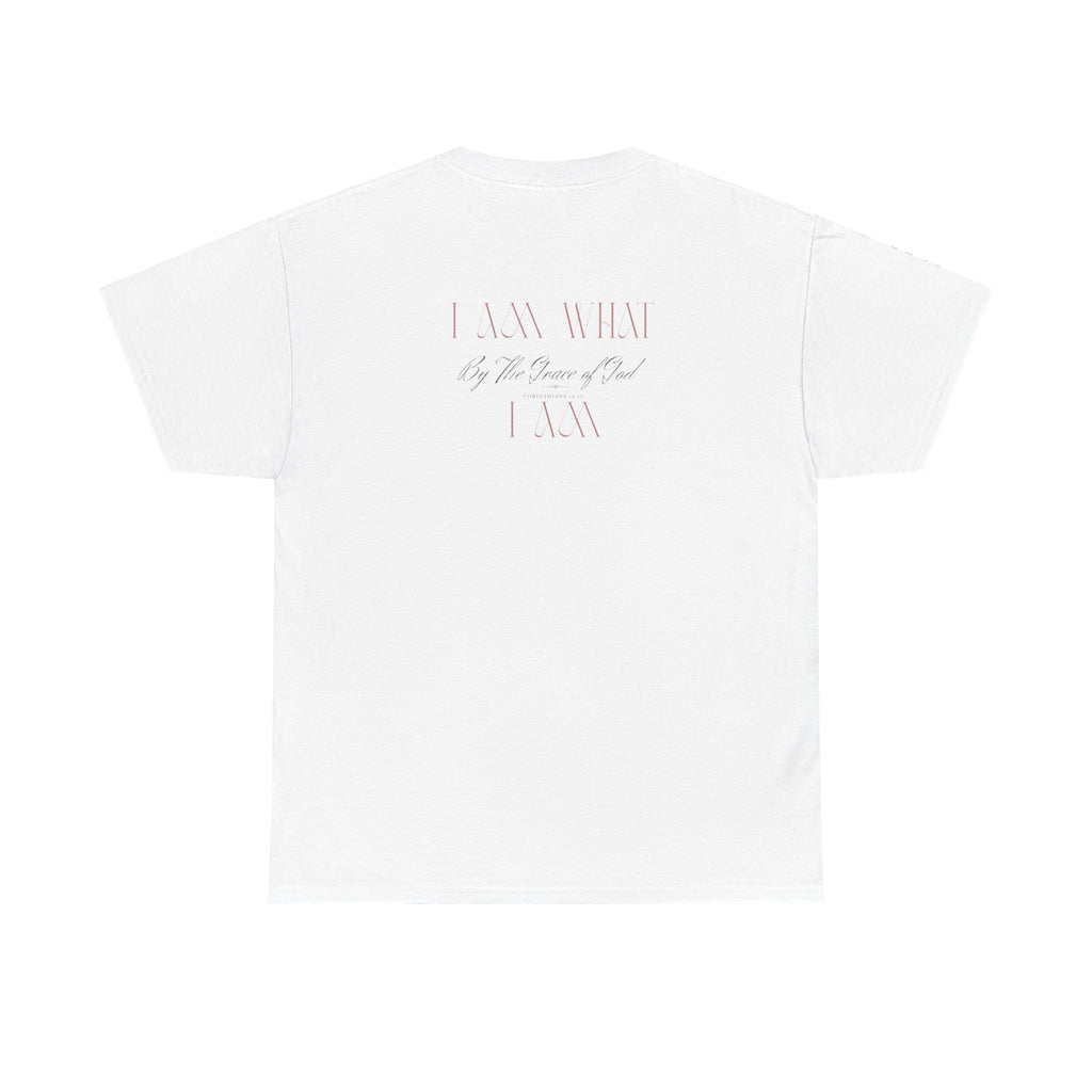 Graceful Floral Tee: 1 Corinthians 15:10