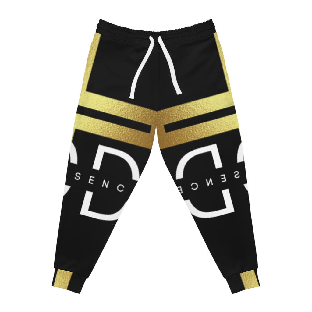 Divine Essence Athletic Joggers - Black and Gold