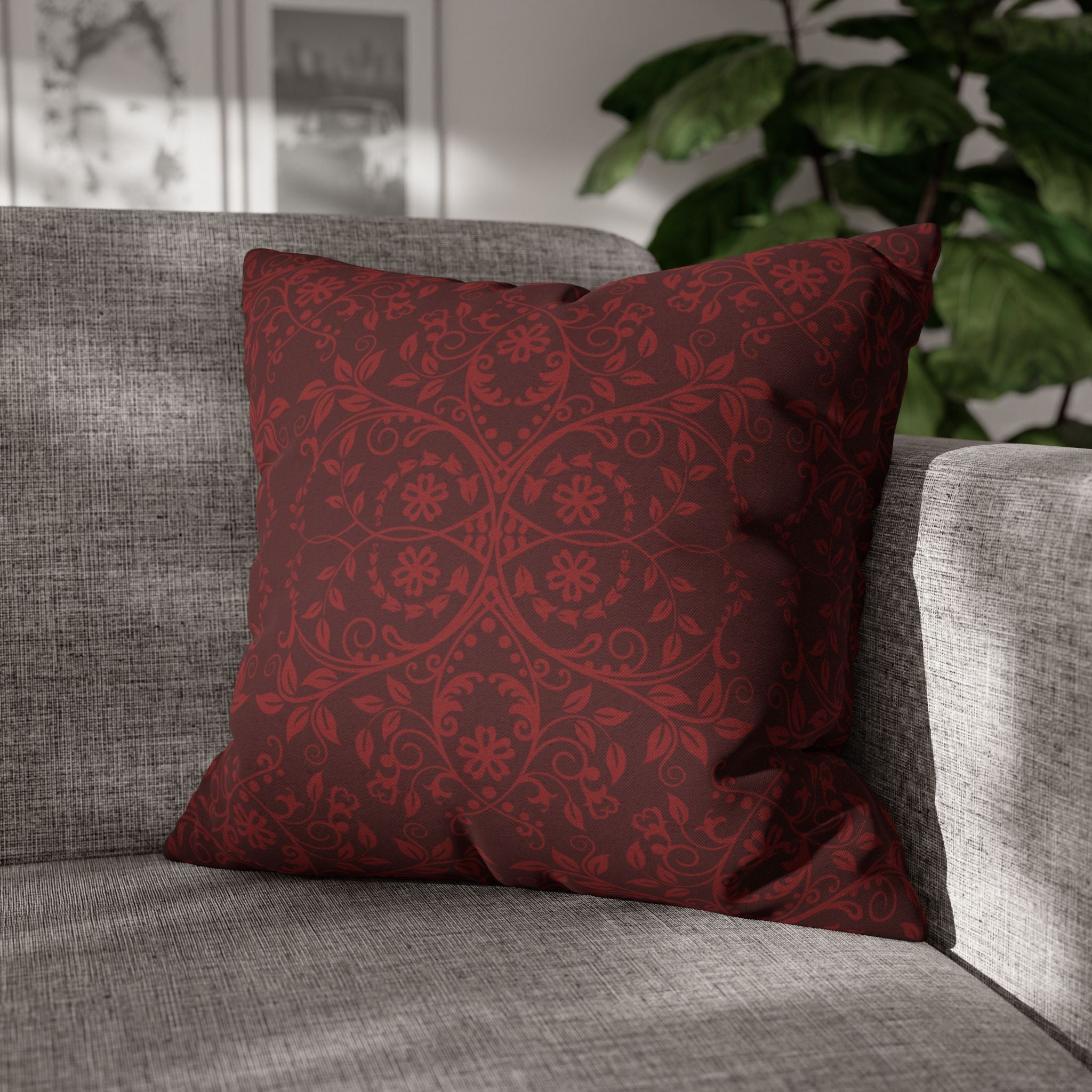 Burgundi Accent Pillow