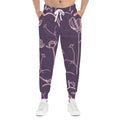 Floral Line-Drawn Joggers