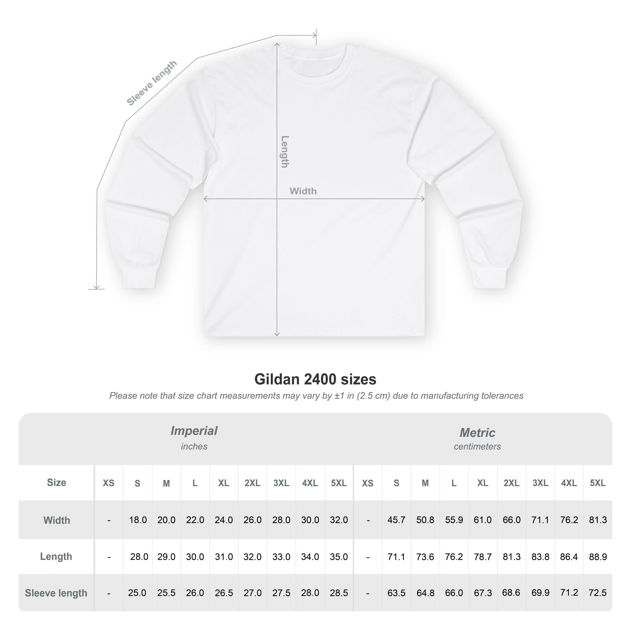 Release Let Go Long Sleeve Tee
