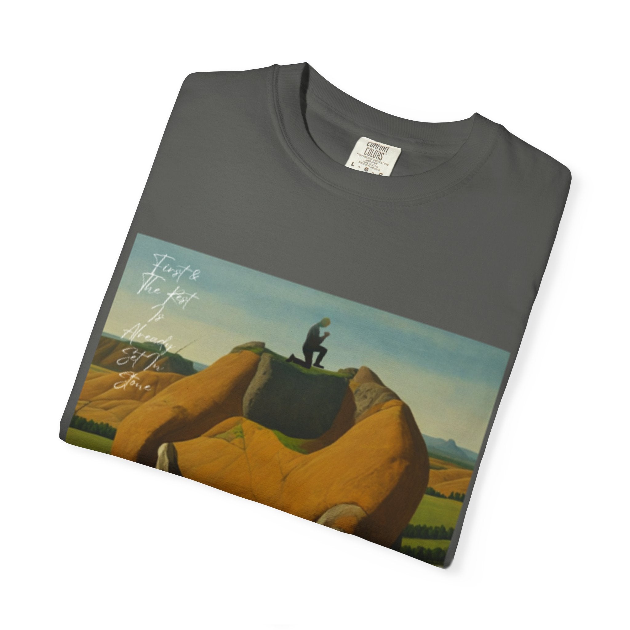 T-Shirt — Surreal Giant and Rider Art Print Tee