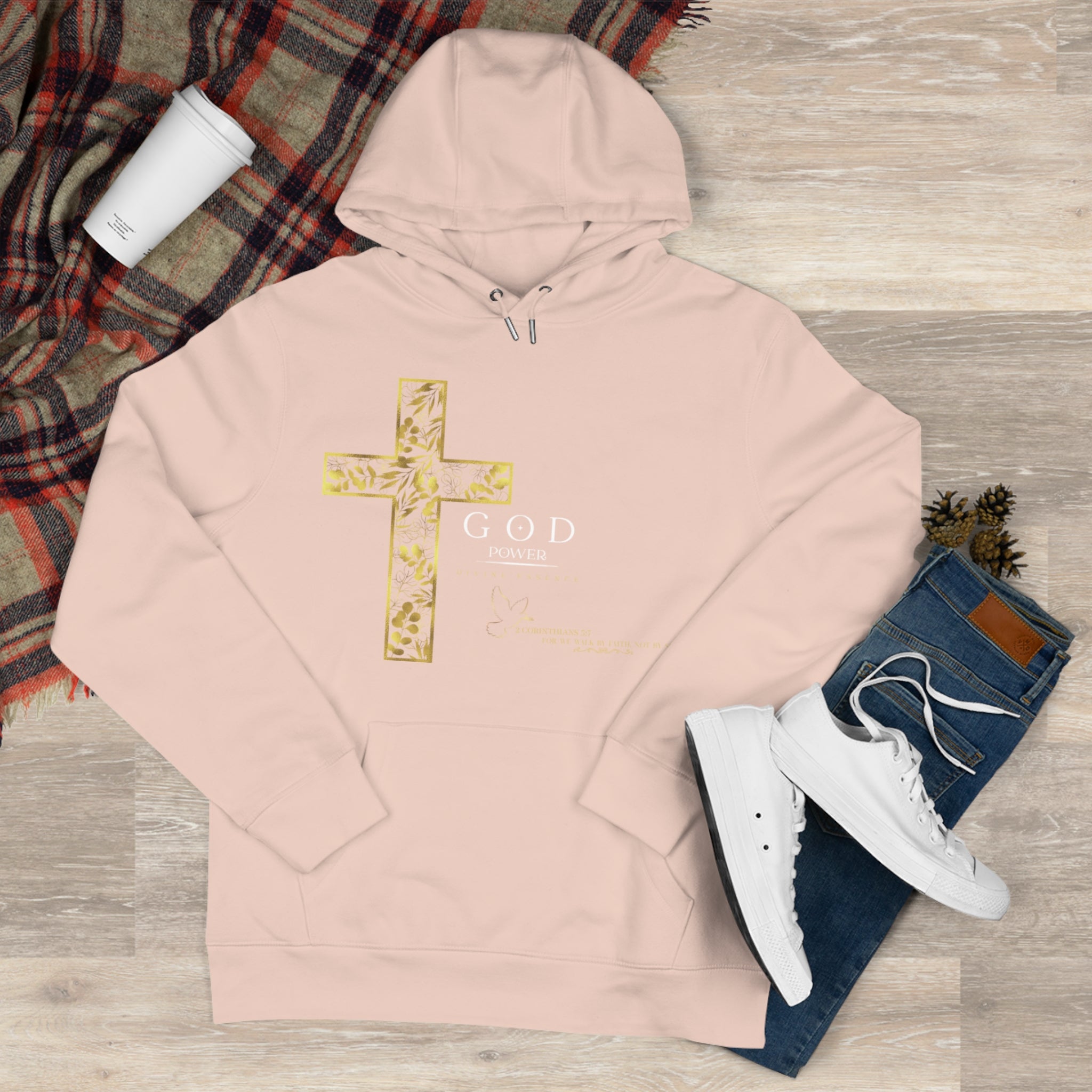 God Power Hoodie-Corinthians 5:7 Hoodie