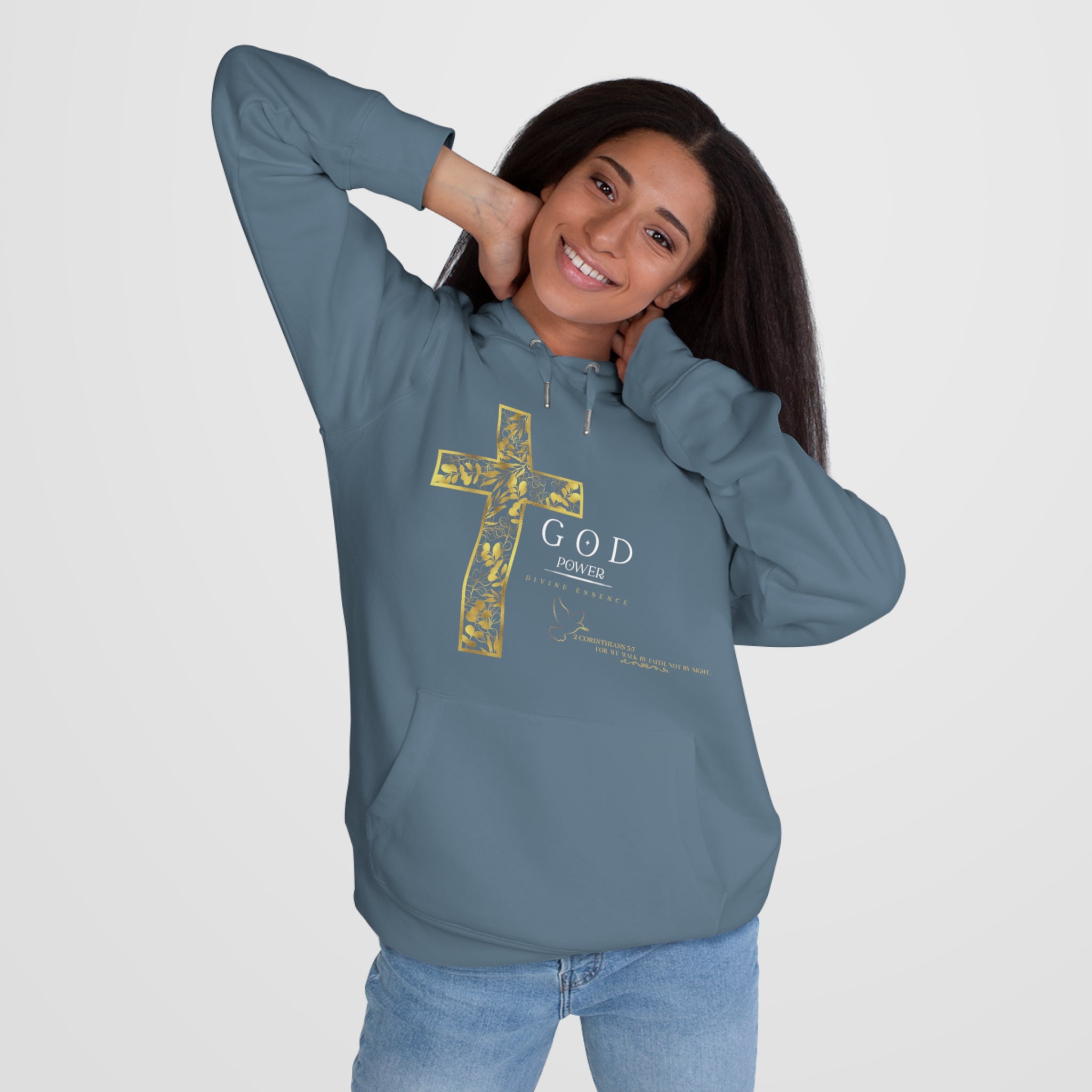 God Power Hoodie-Corinthians 5:7 Hoodie