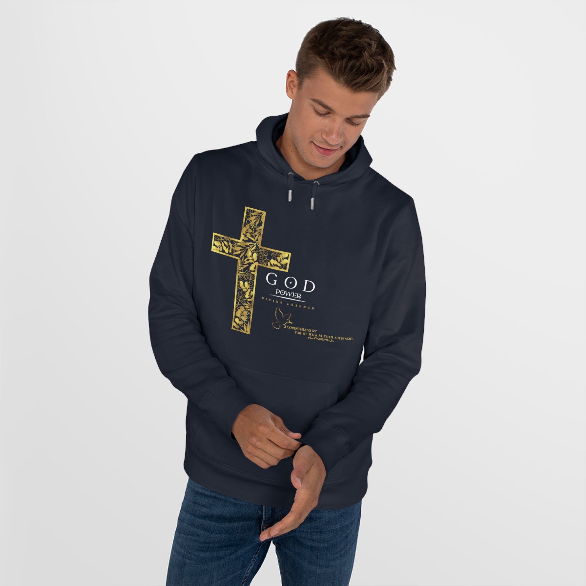 God Power Hoodie-Corinthians 5:7 Hoodie