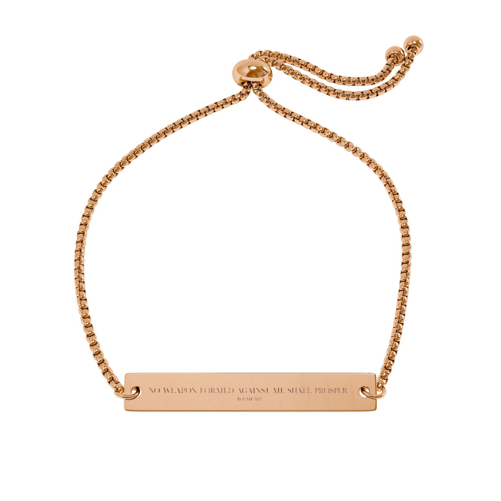Strength & Victory™ Engraved Bracelet
