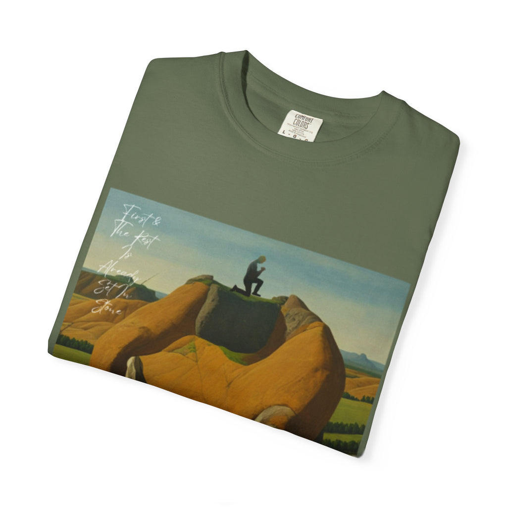 T-Shirt — Surreal Giant and Rider Art Print Tee