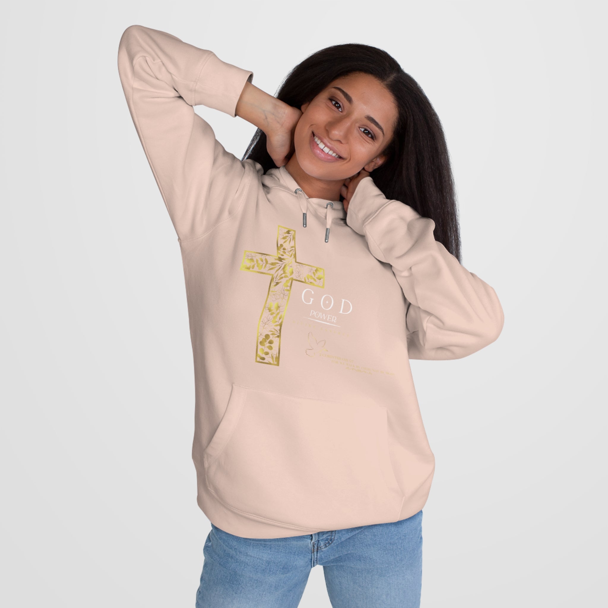 God Power Hoodie-Corinthians 5:7 Hoodie