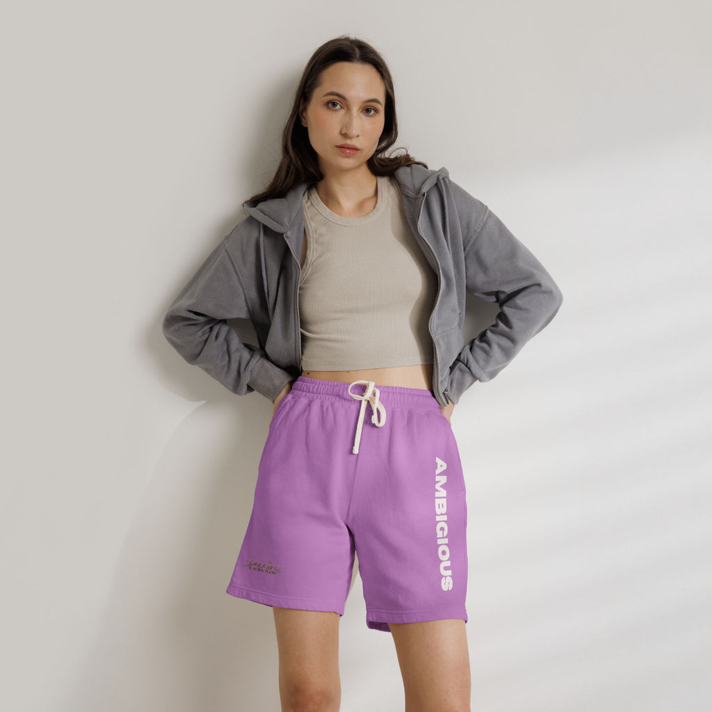 Ambiguous Vertical Script Sweat Shorts
