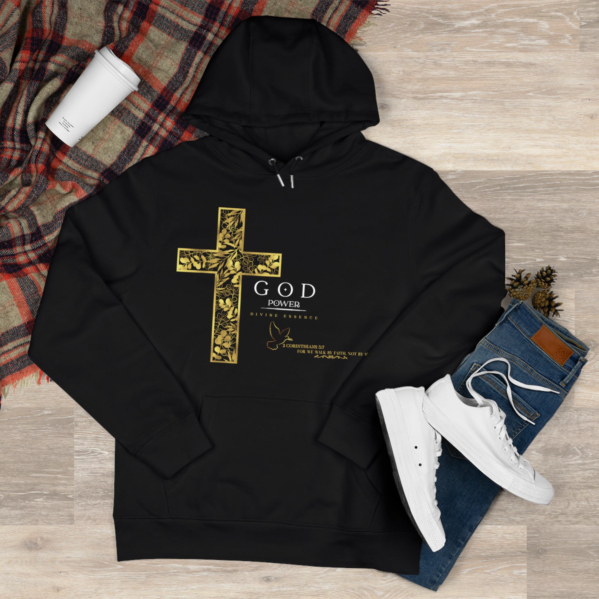 God Power Hoodie-Corinthians 5:7 Hoodie