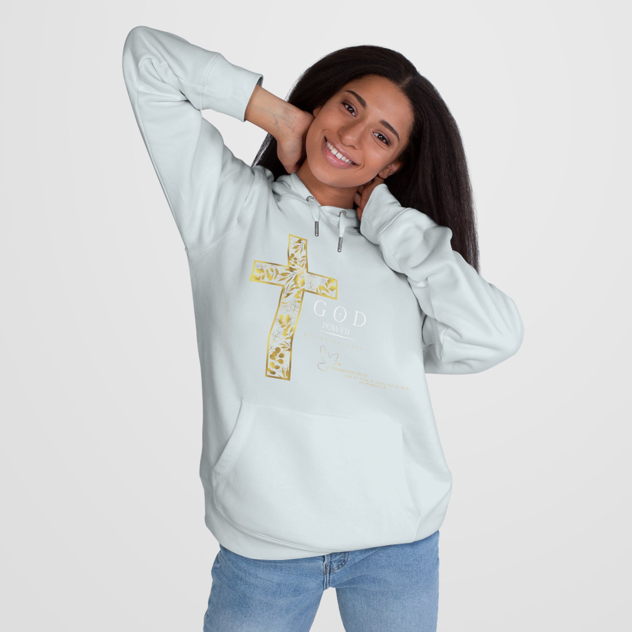God Power Hoodie-Corinthians 5:7 Hoodie