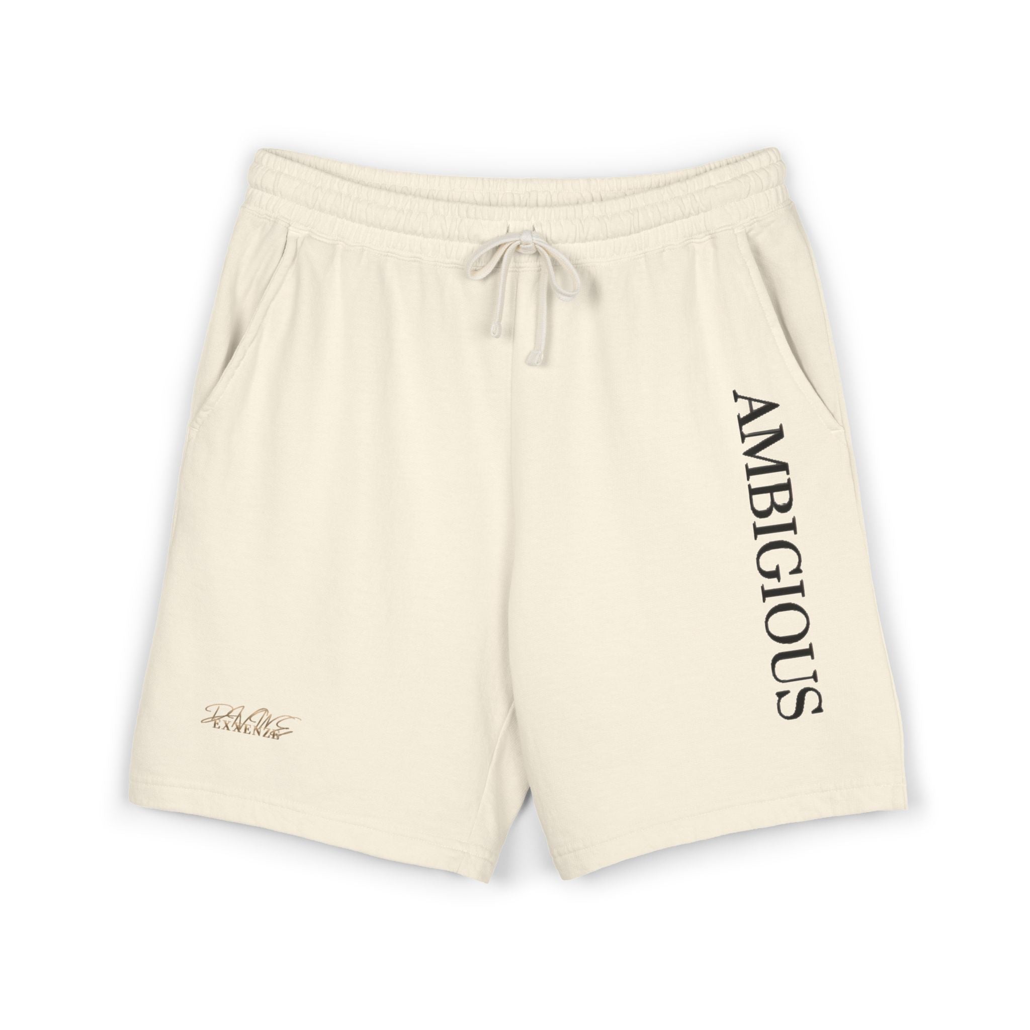 Ambiguous Vertical Script Sweat Shorts