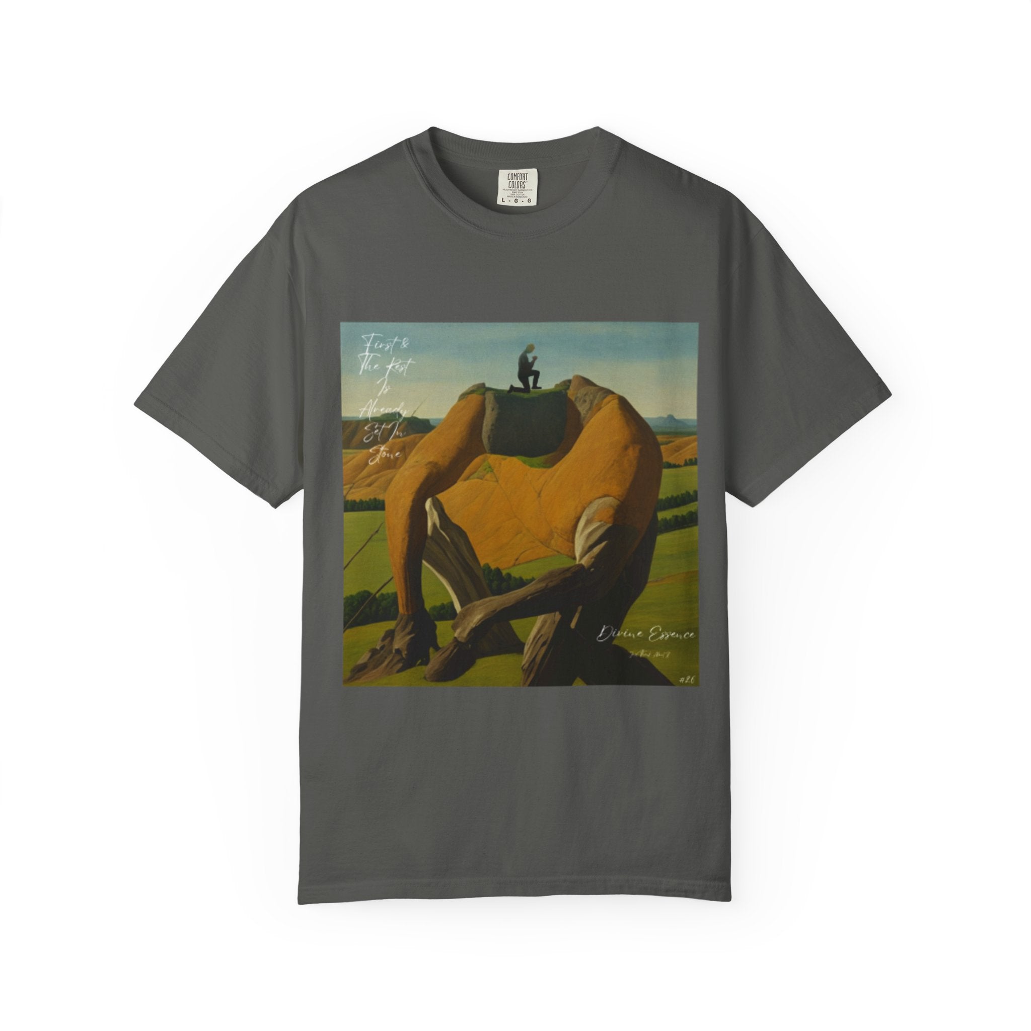 T-Shirt — Surreal Giant and Rider Art Print Tee