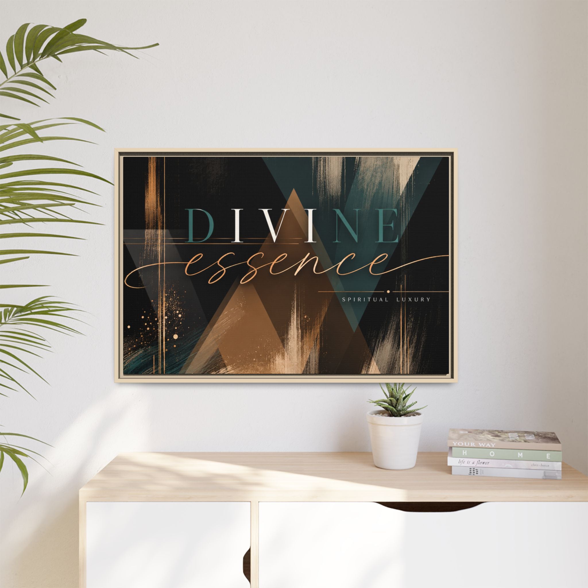 Divine Essence" Abstract Spiritual Luxury Wall Decor