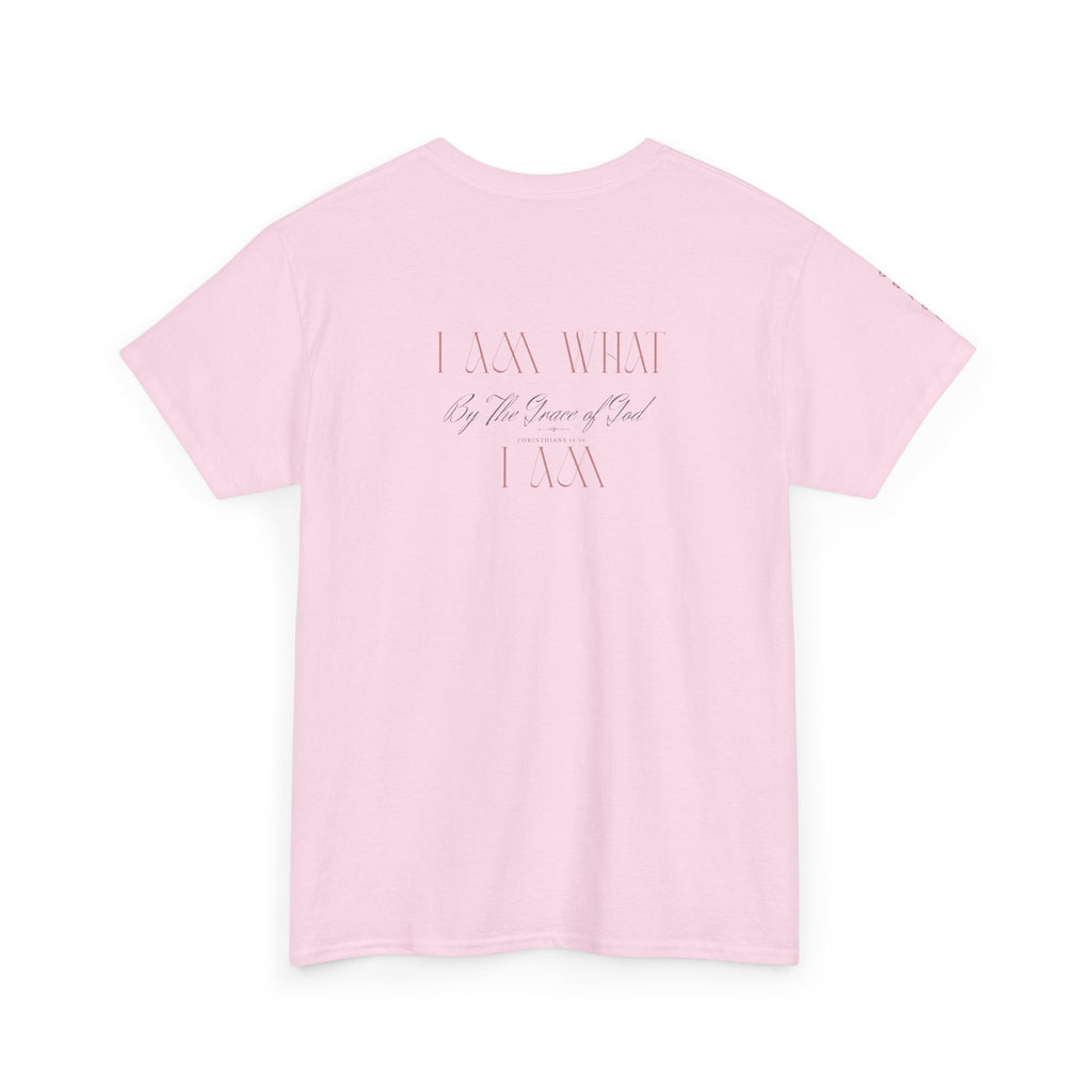 Graceful Floral Tee: 1 Corinthians 15:10