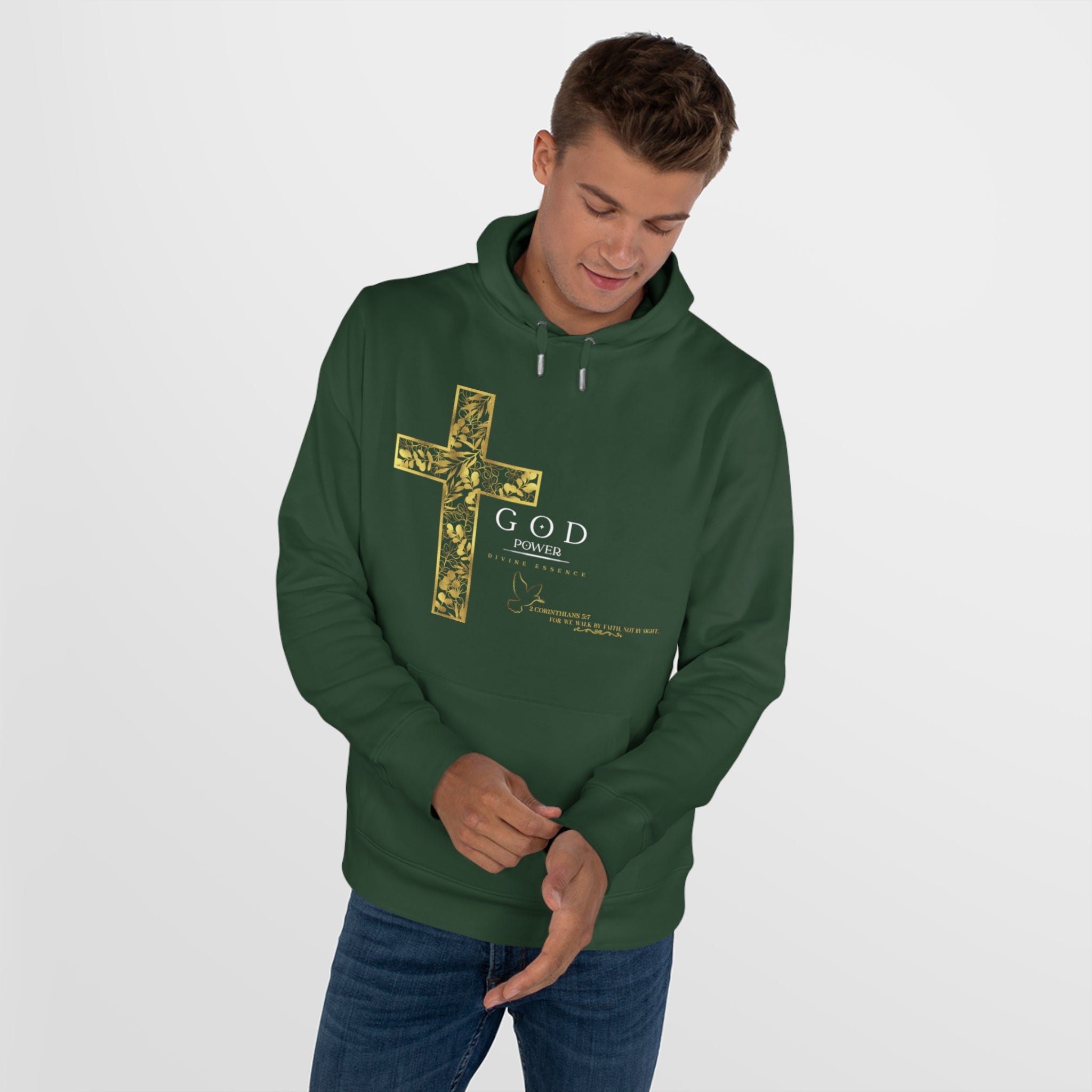 God Power Hoodie-Corinthians 5:7 Hoodie