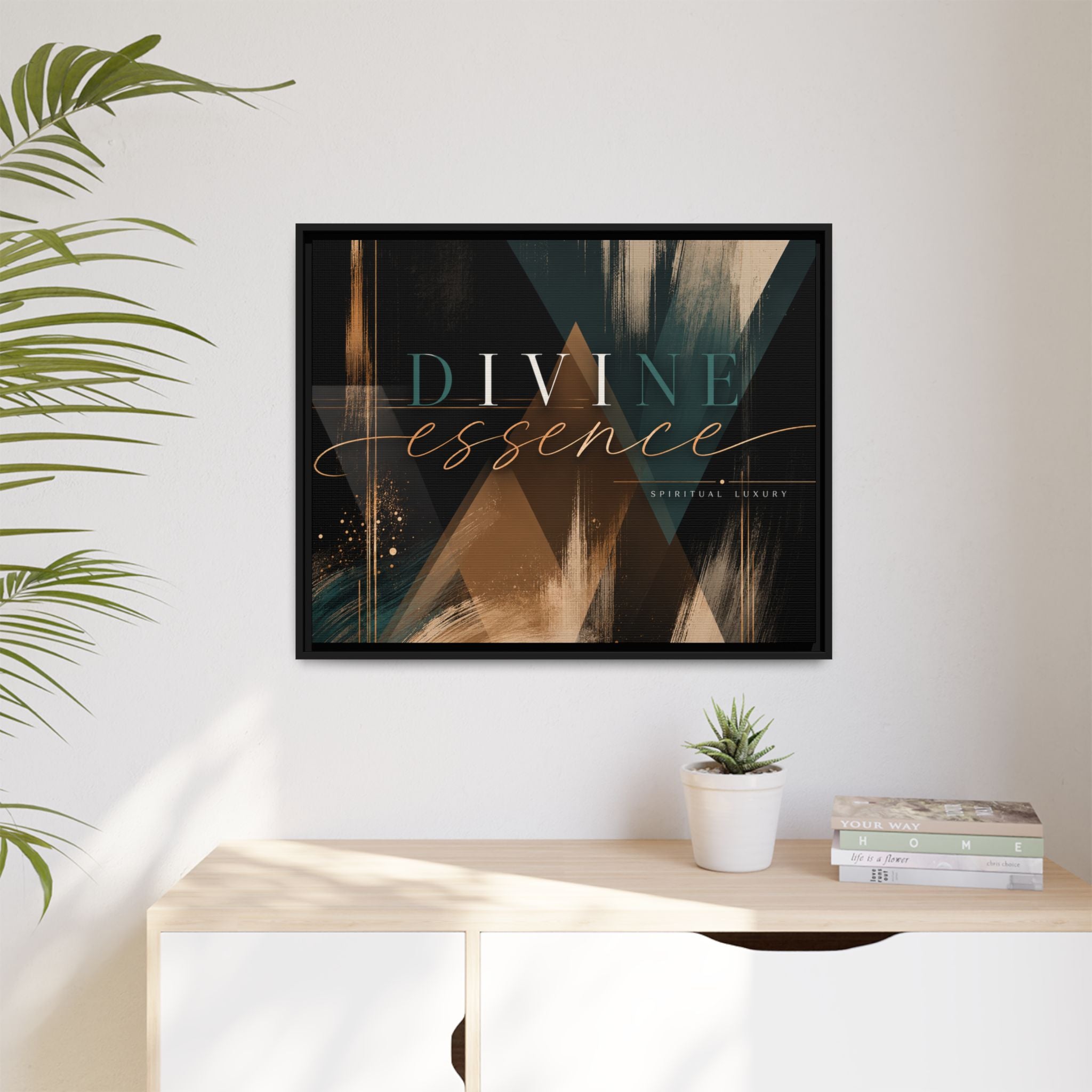 Divine Essence" Abstract Spiritual Luxury Wall Decor