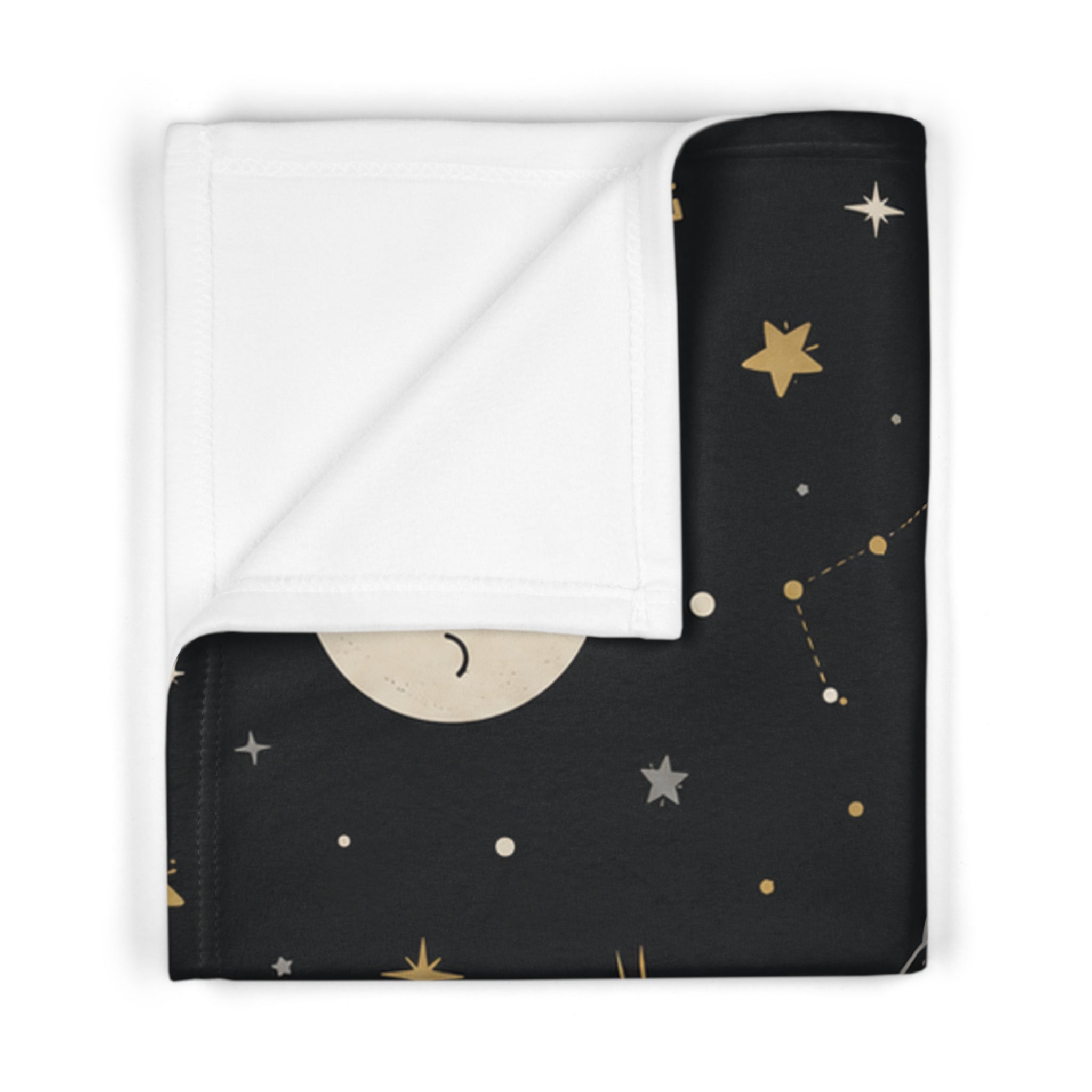 Shine Your Light Starry Night Baby Blanket