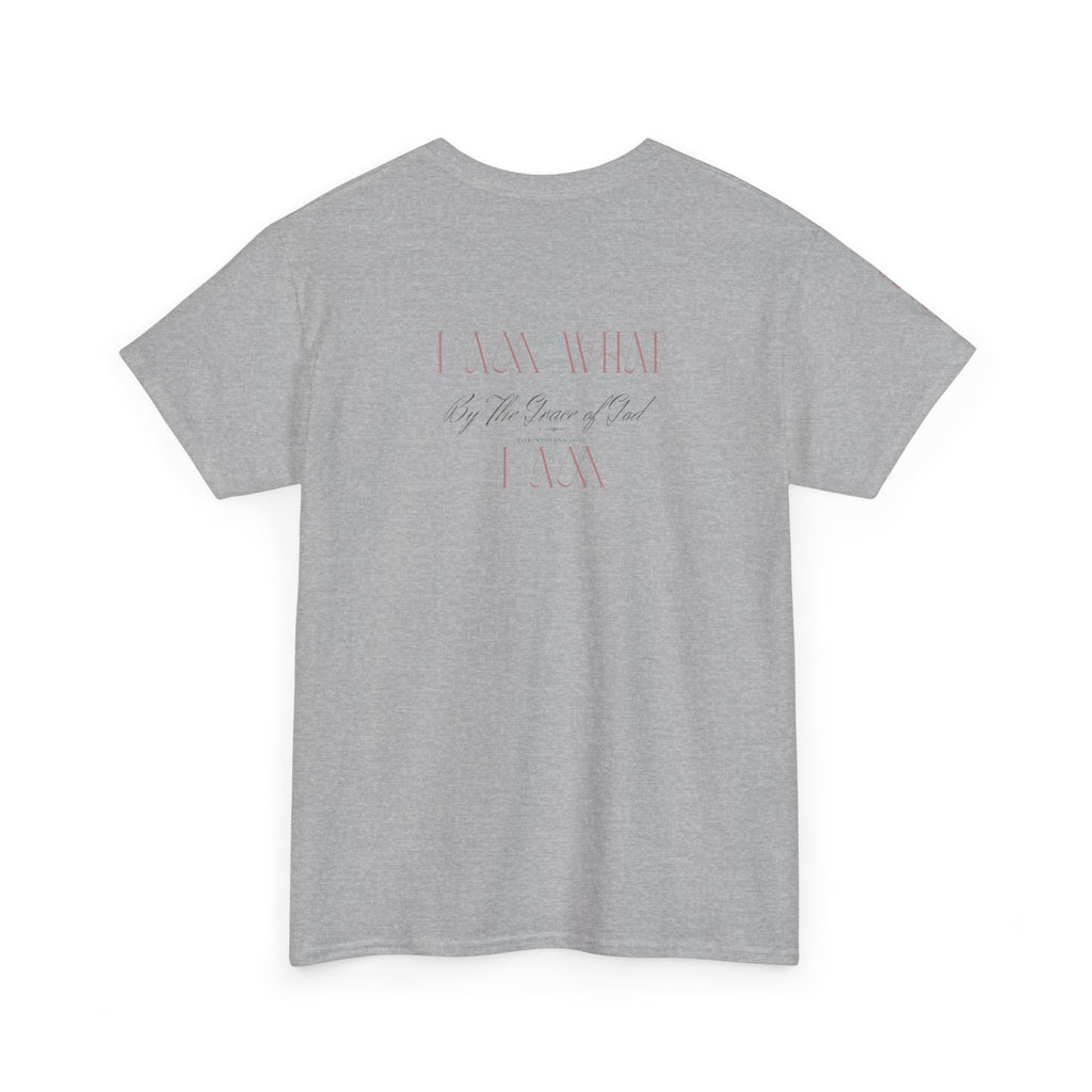 Graceful Floral Tee: 1 Corinthians 15:10