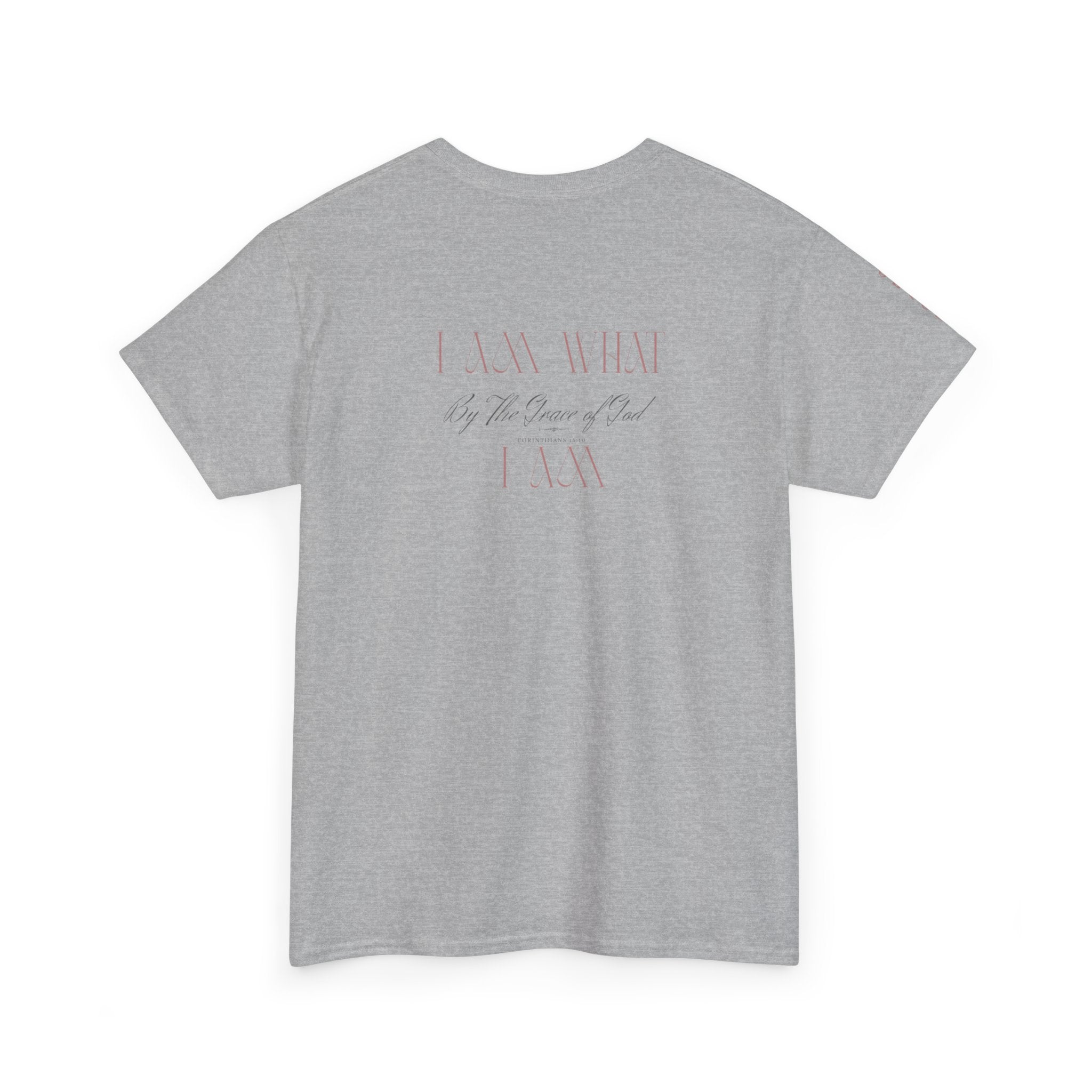 Graceful Floral Tee: 1 Corinthians 15:10