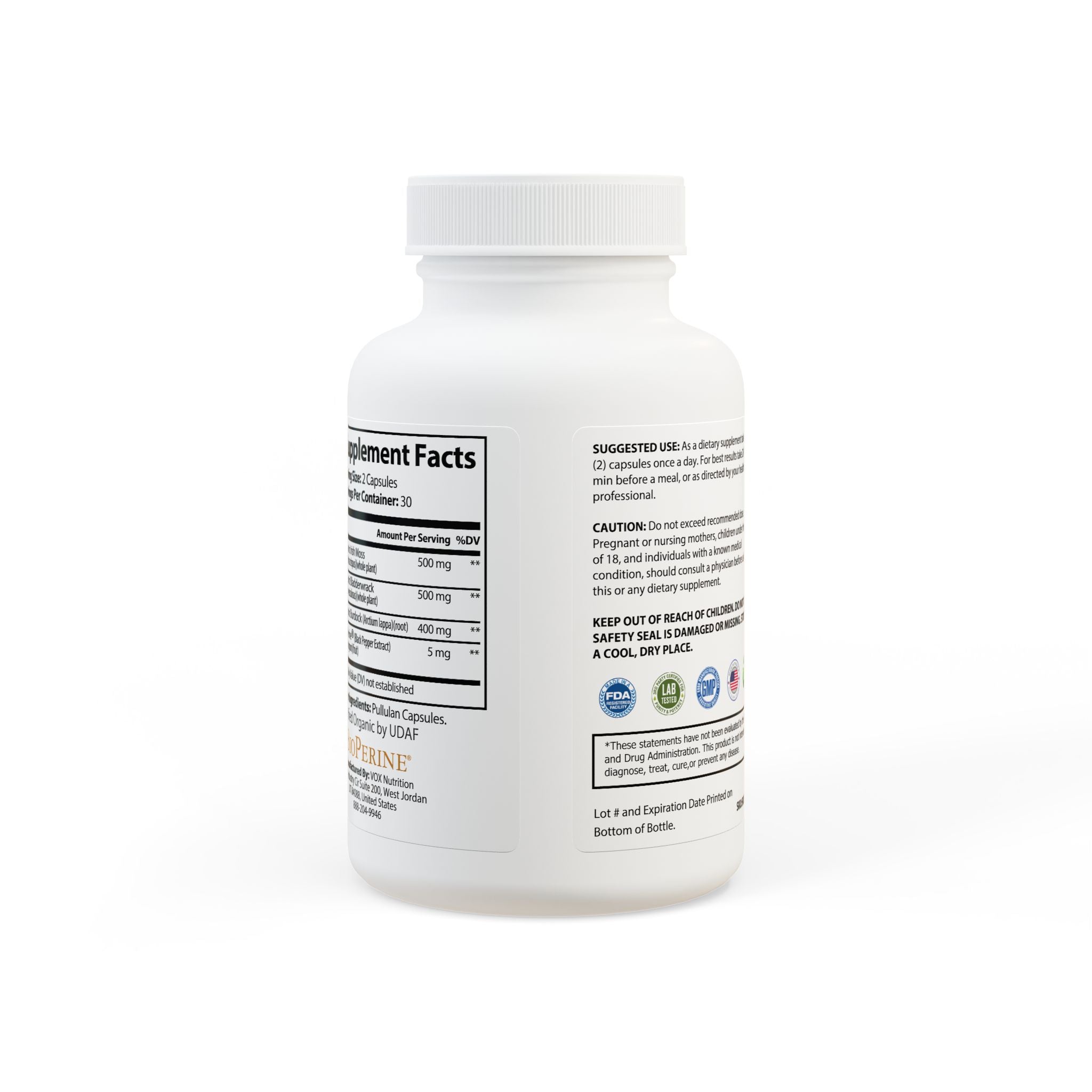 God Power Sea Moss Supplement (60 Capsules)