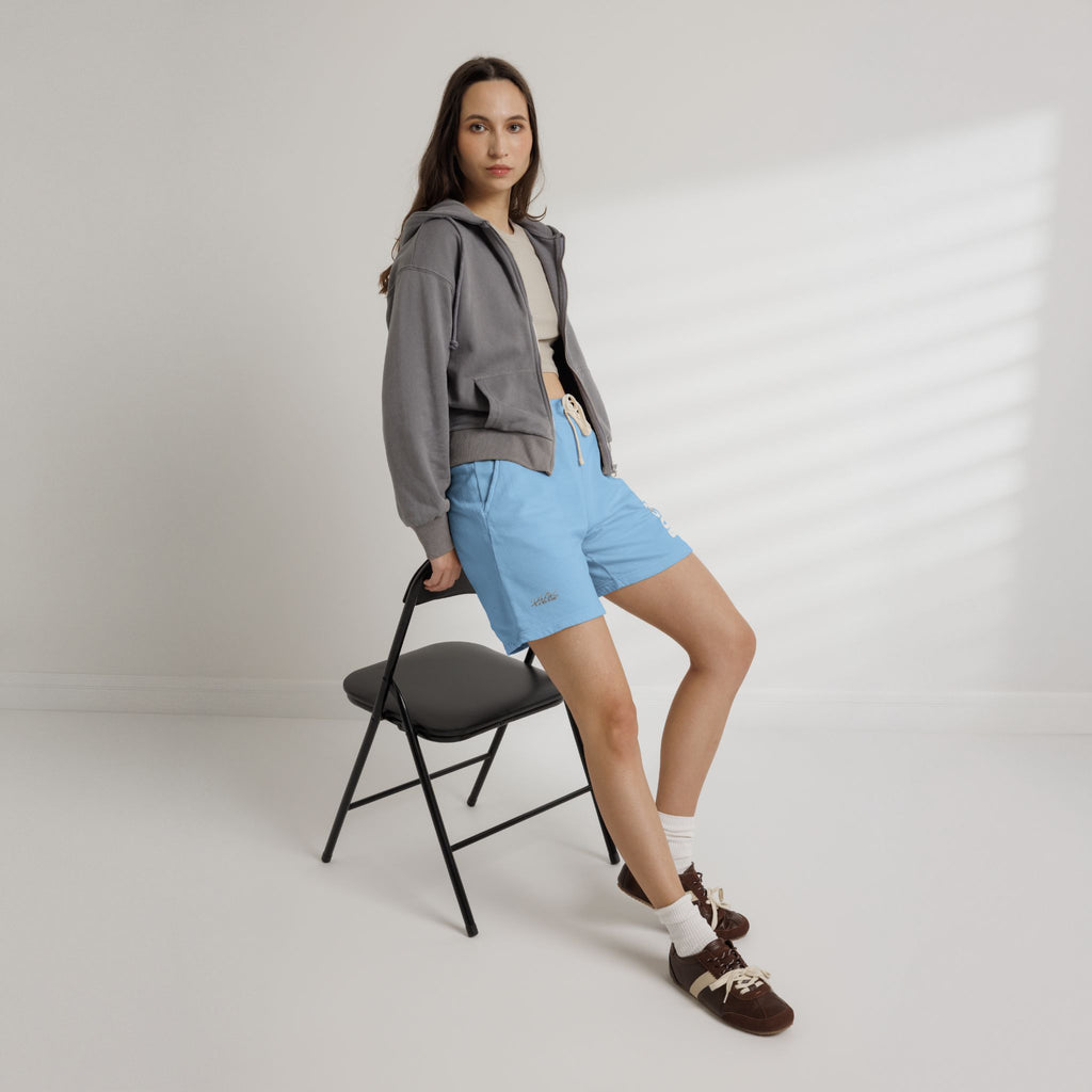 Ambiguous Vertical Script Sweat Shorts